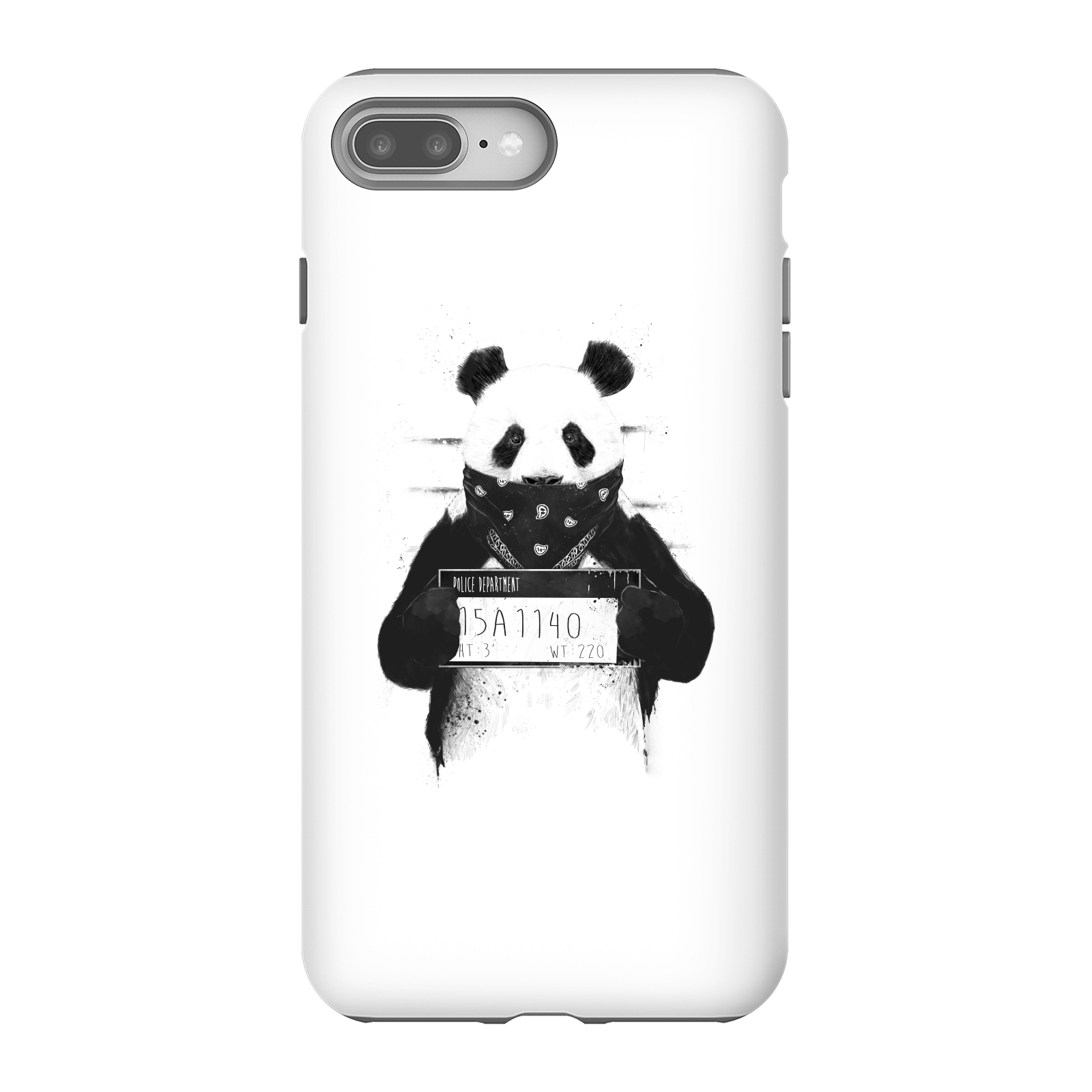 Balazs Solti Bandana Panda Phone Case for iPhone and Android - iPhone 8 Plus - Tough Case - Matte