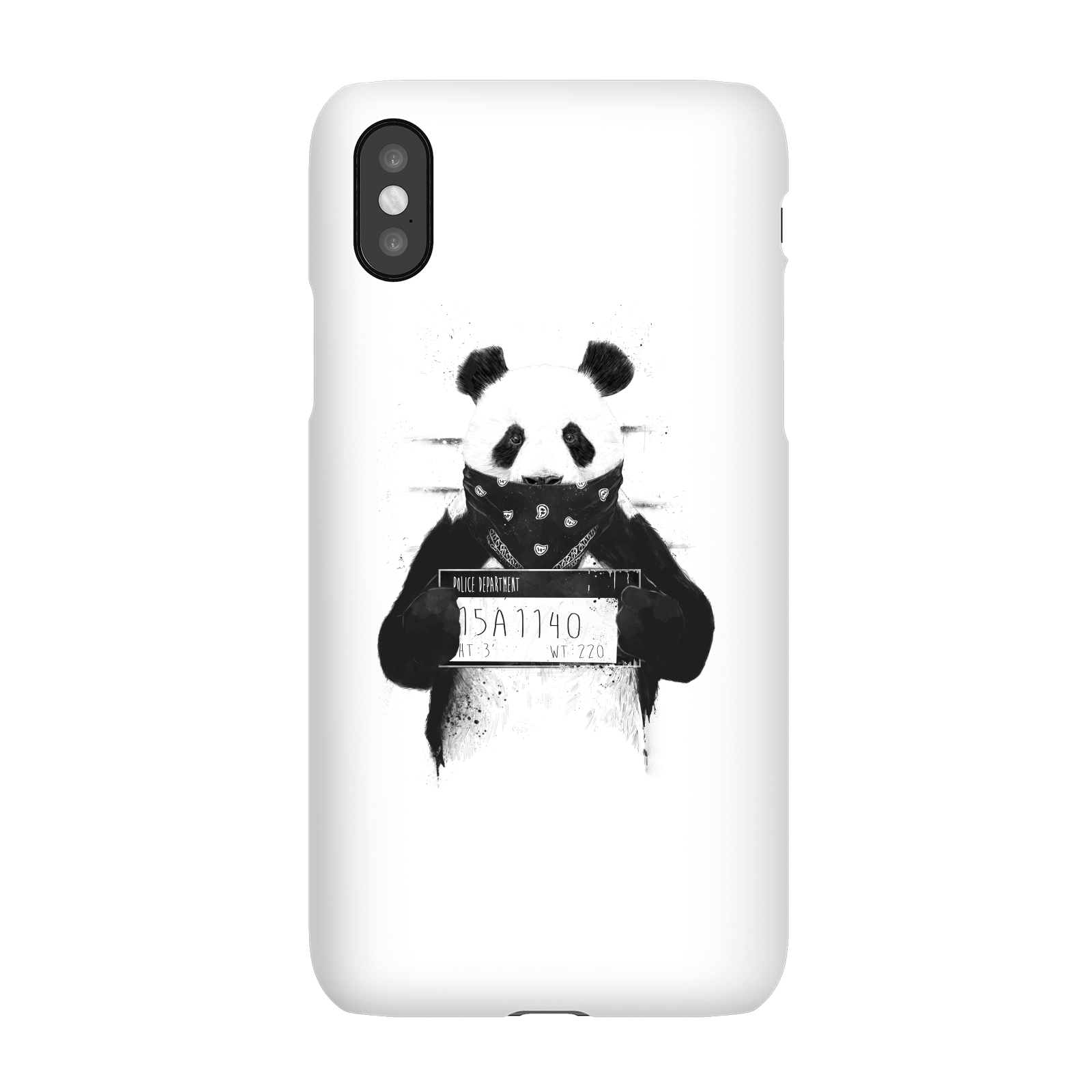 Balazs Solti Bandana Panda Phone Case for iPhone and Android - iPhone X - Snap Case - Gloss