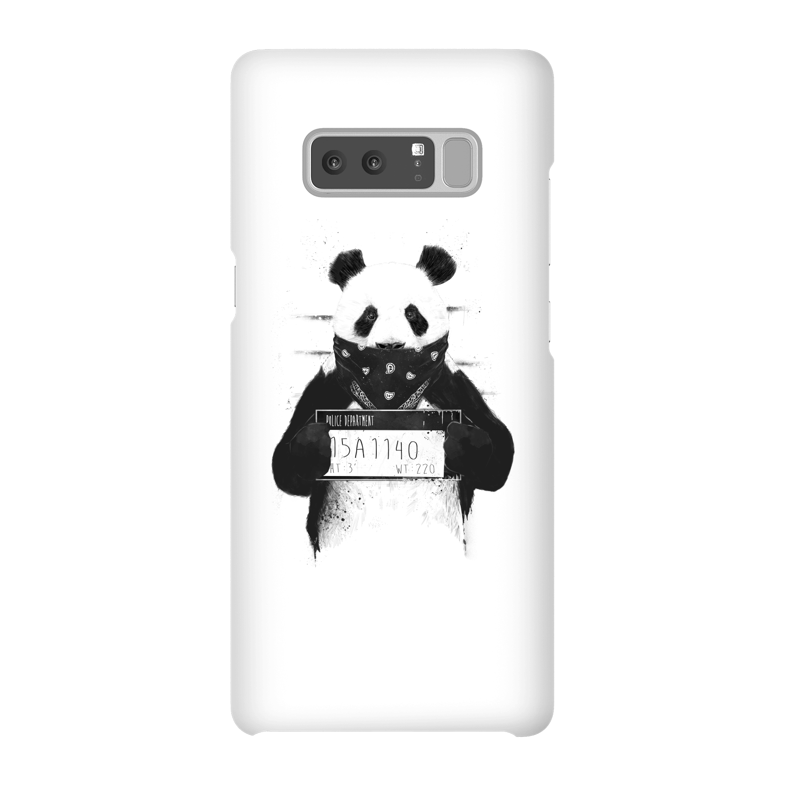 Balazs Solti Bandana Panda Phone Case for iPhone and Android - Samsung Note 8 - Snap Case - Gloss