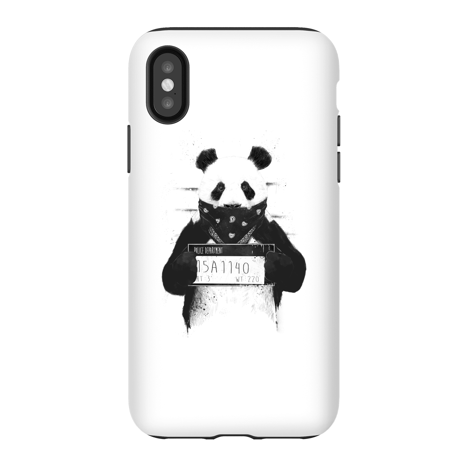 Balazs Solti Bandana Panda Phone Case for iPhone and Android - iPhone X - Tough Case - Gloss