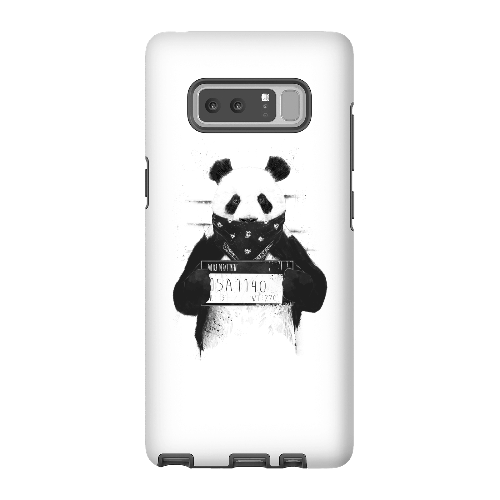 Balazs Solti Bandana Panda Phone Case for iPhone and Android - Samsung Note 8 - Tough Case - Gloss