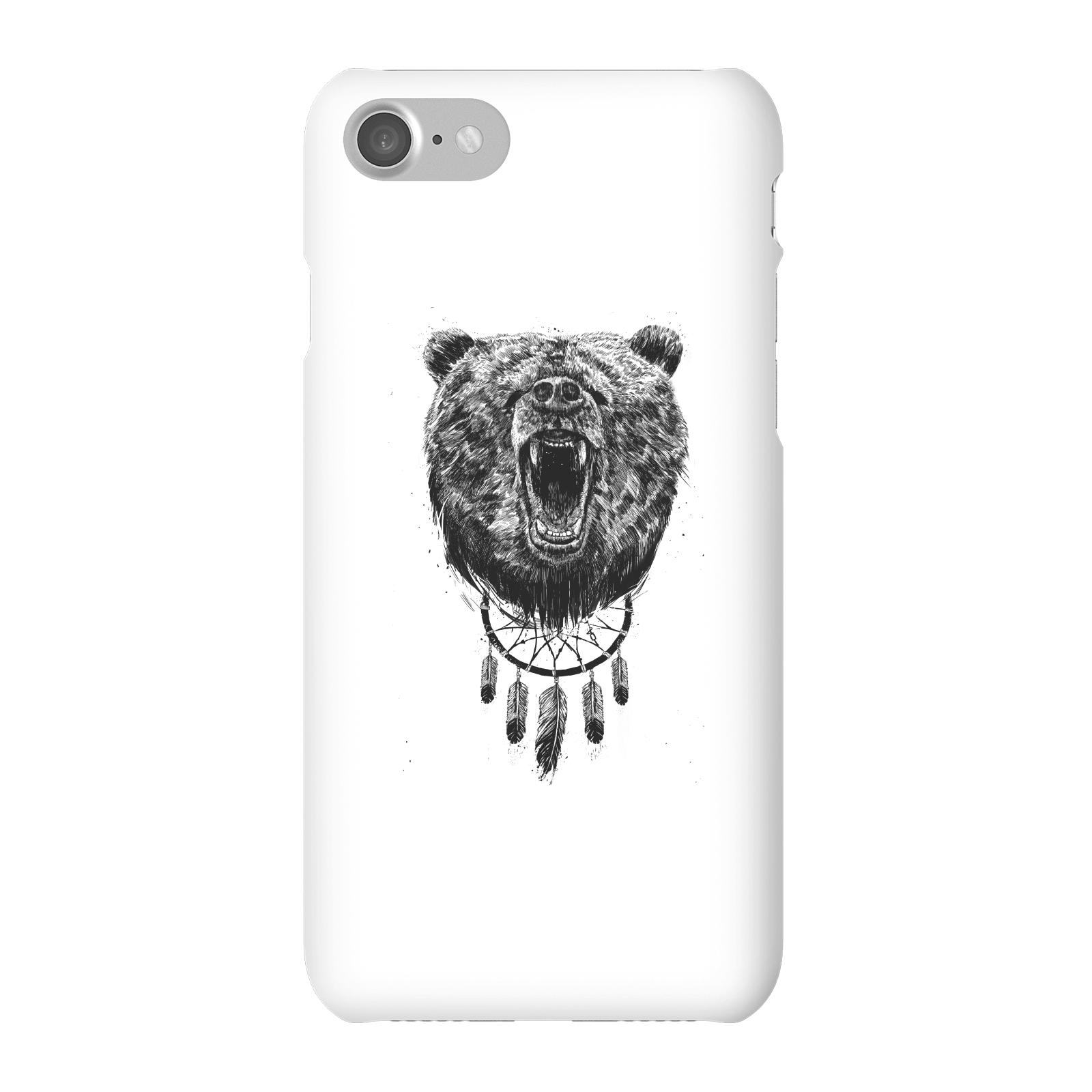 Balazs Solti Dreamcatcher Bear Phone Case for iPhone and Android - iPhone 7 - Snap Case - Matte