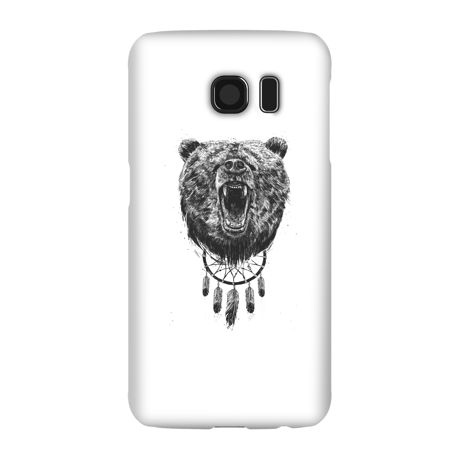 Balazs Solti Dreamcatcher Bear Phone Case for iPhone and Android - Samsung S6 - Snap Case - Matte