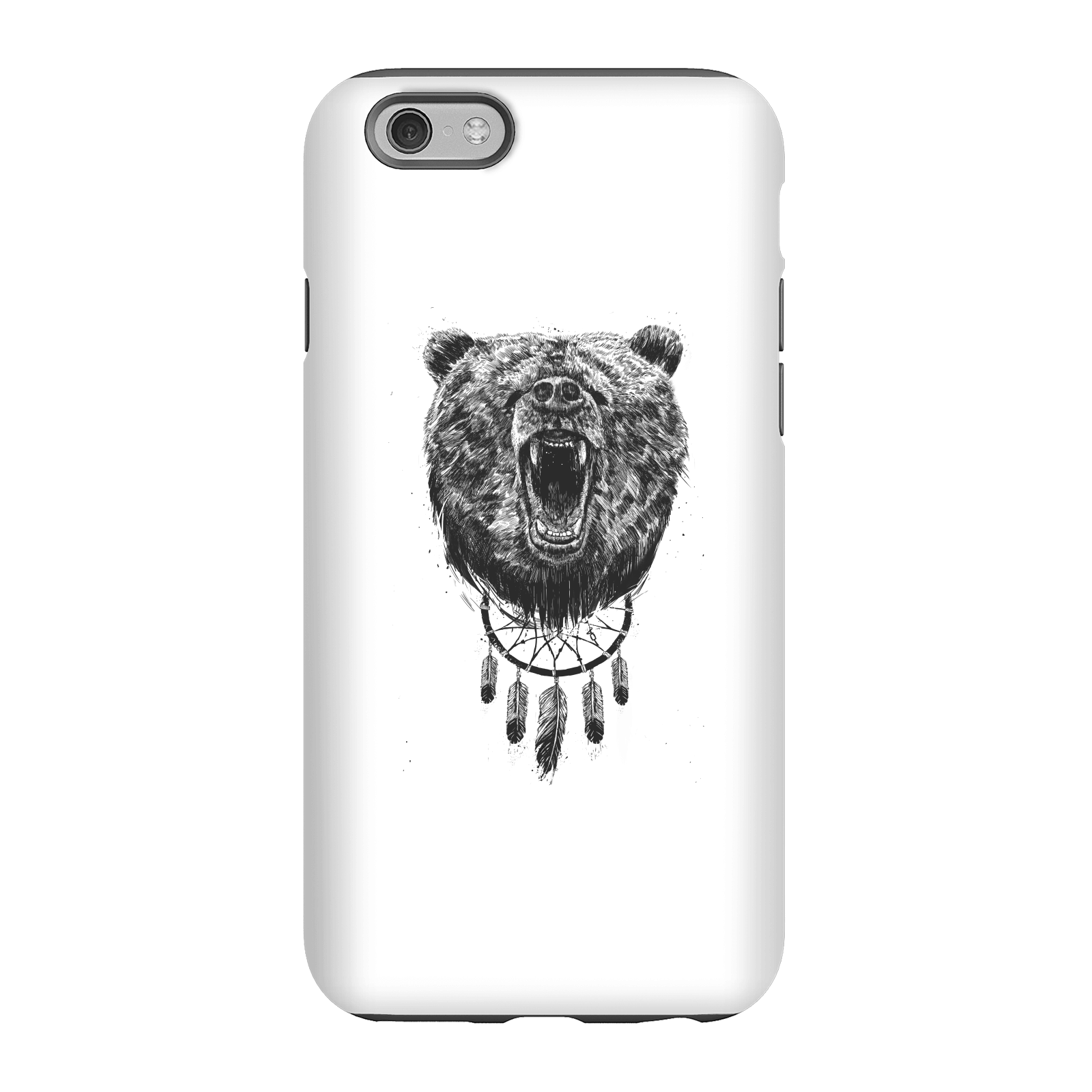 Balazs Solti Dreamcatcher Bear Phone Case for iPhone and Android - iPhone 6 - Tough Case - Matte