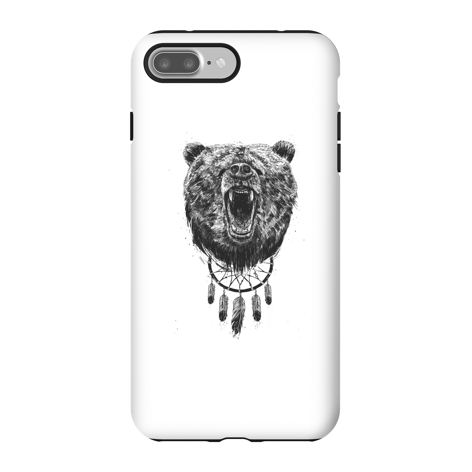 Balazs Solti Dreamcatcher Bear Phone Case for iPhone and Android - iPhone 7 Plus - Tough Case - Matte