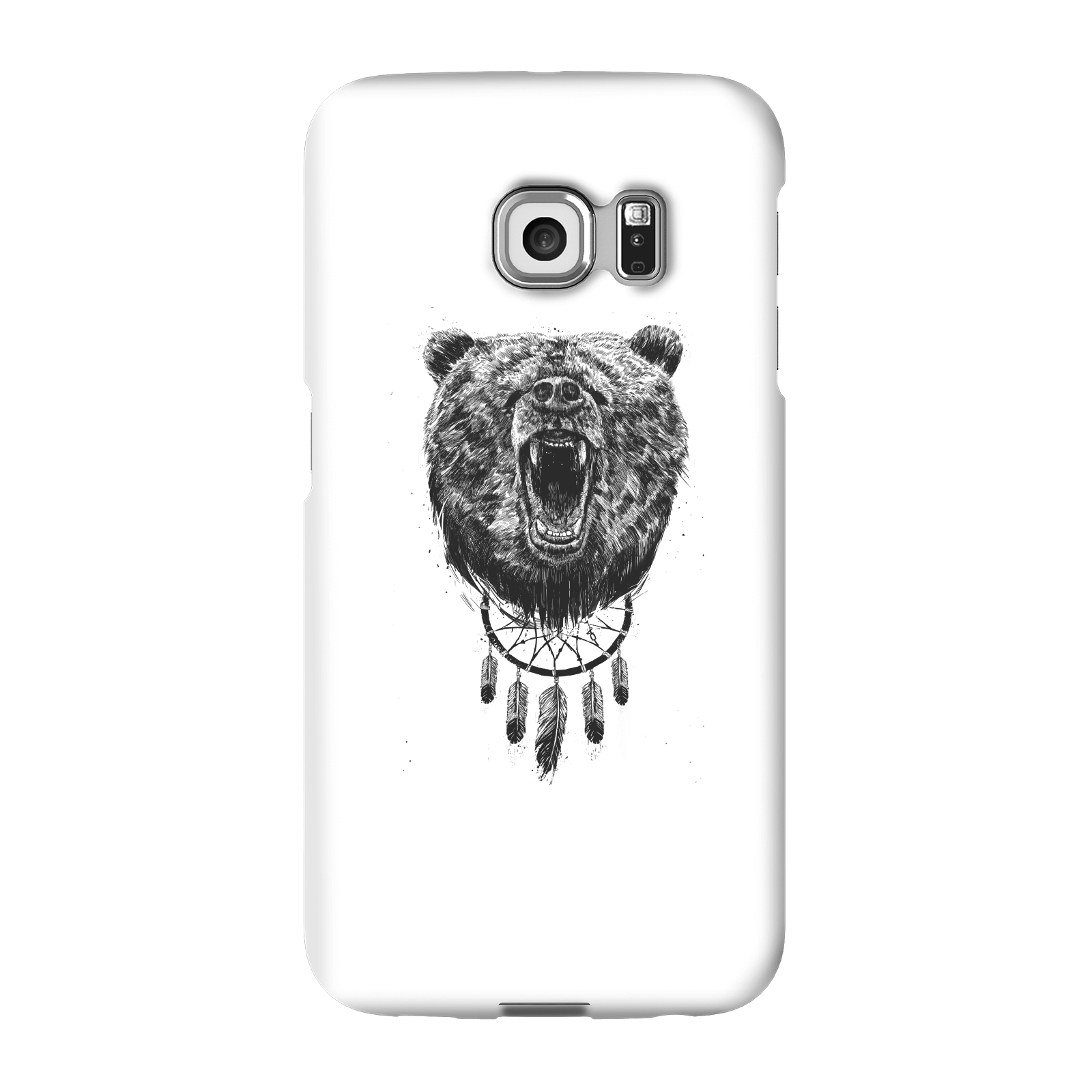 Balazs Solti Dreamcatcher Bear Phone Case for iPhone and Android - Samsung S6 Edge - Snap Case - Gloss