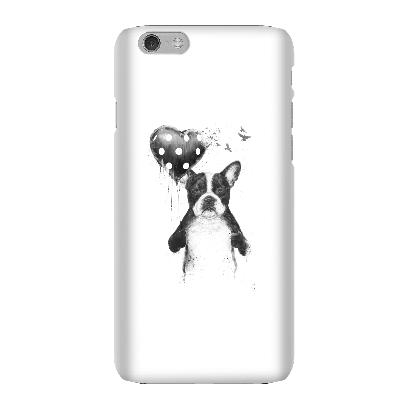 Balazs Solti Bulldog And Balloon Phone Case for iPhone and Android - iPhone 6 - Snap Case - Matte