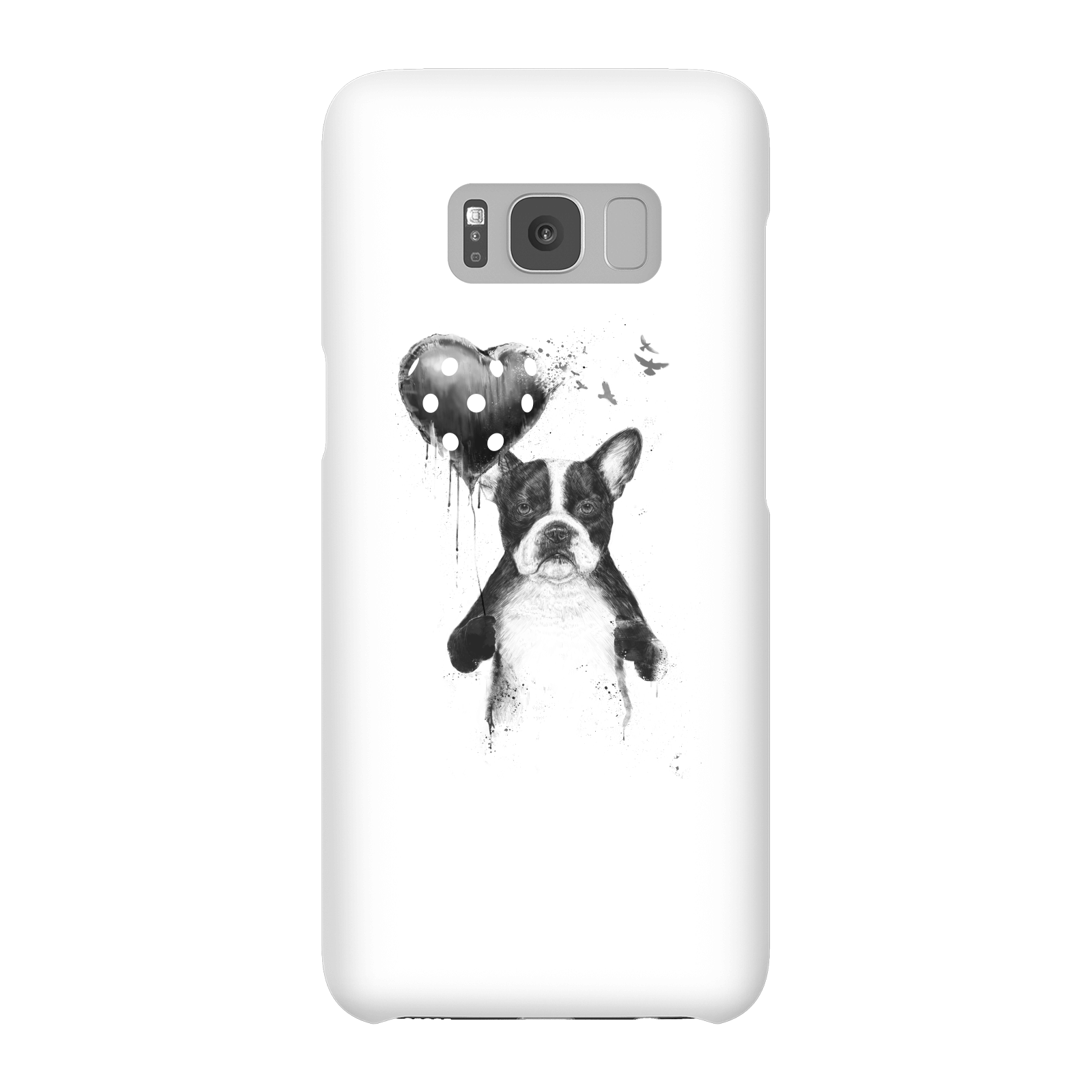 Balazs Solti Bulldog And Balloon Phone Case for iPhone and Android - Samsung S8 - Snap Case - Matte