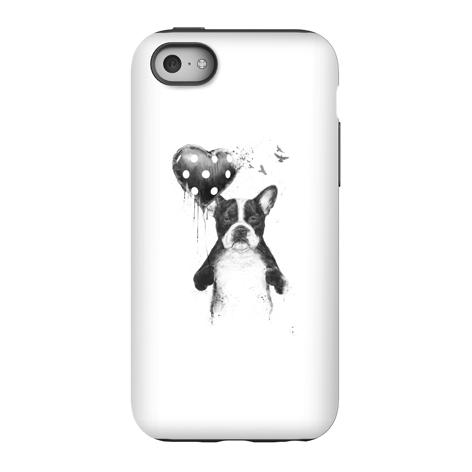 Balazs Solti Bulldog And Balloon Phone Case for iPhone and Android - iPhone 5C - Tough Case - Matte