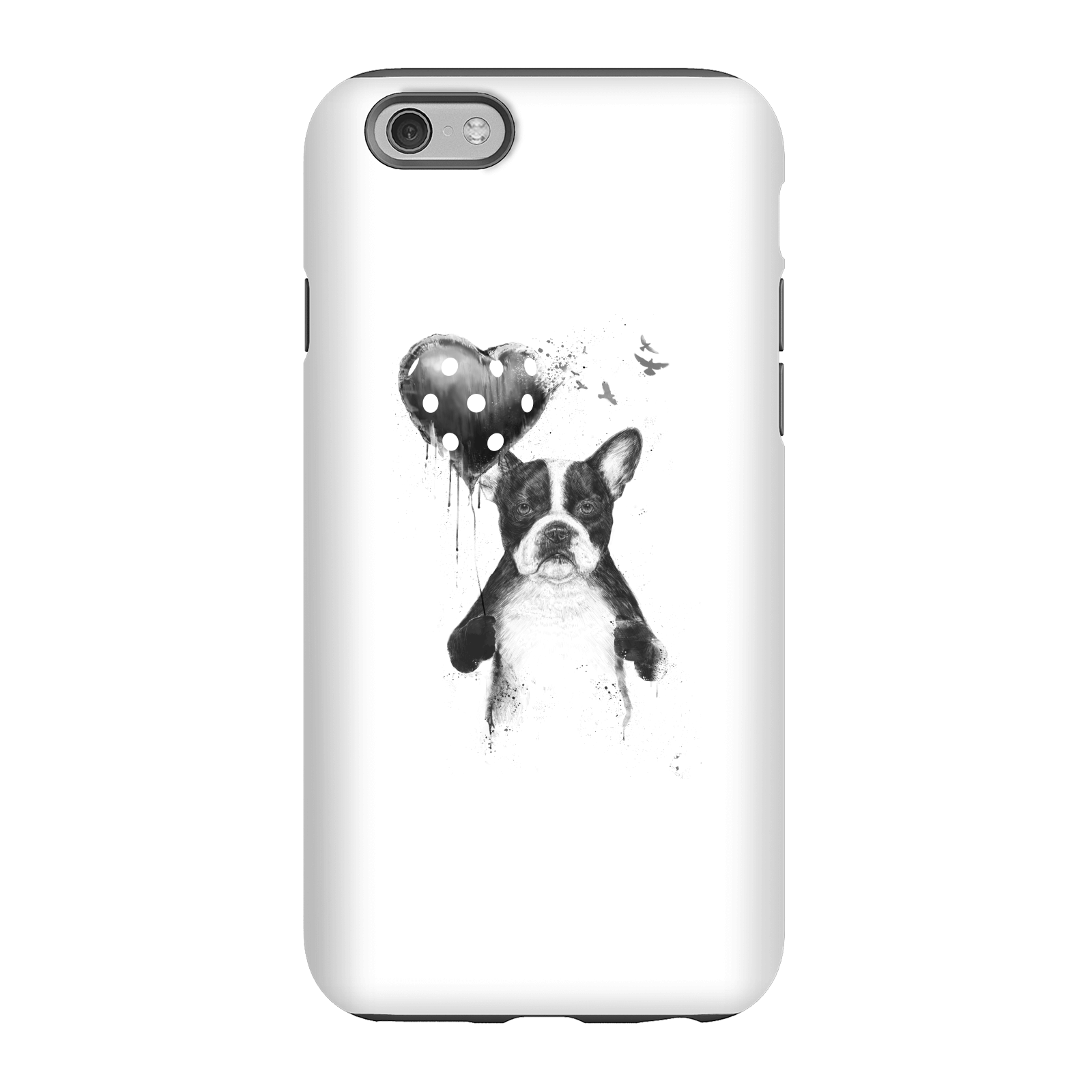 Balazs Solti Bulldog And Balloon Phone Case for iPhone and Android - iPhone 6 - Tough Case - Matte