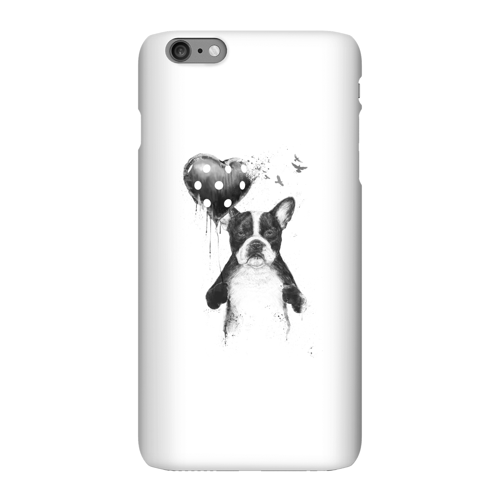 Balazs Solti Bulldog And Balloon Phone Case for iPhone and Android - iPhone 6 Plus - Snap Case - Gloss