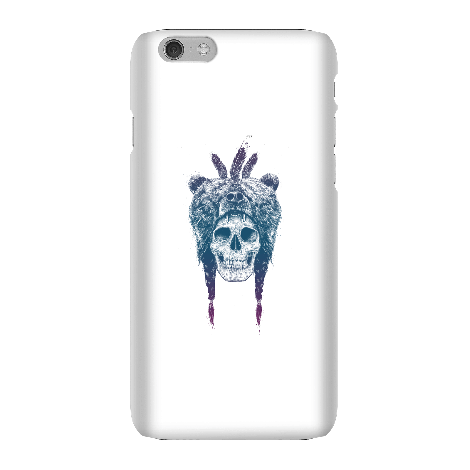 Balazs Solti Bear Head Phone Case for iPhone and Android - iPhone 6 - Snap Case - Matte