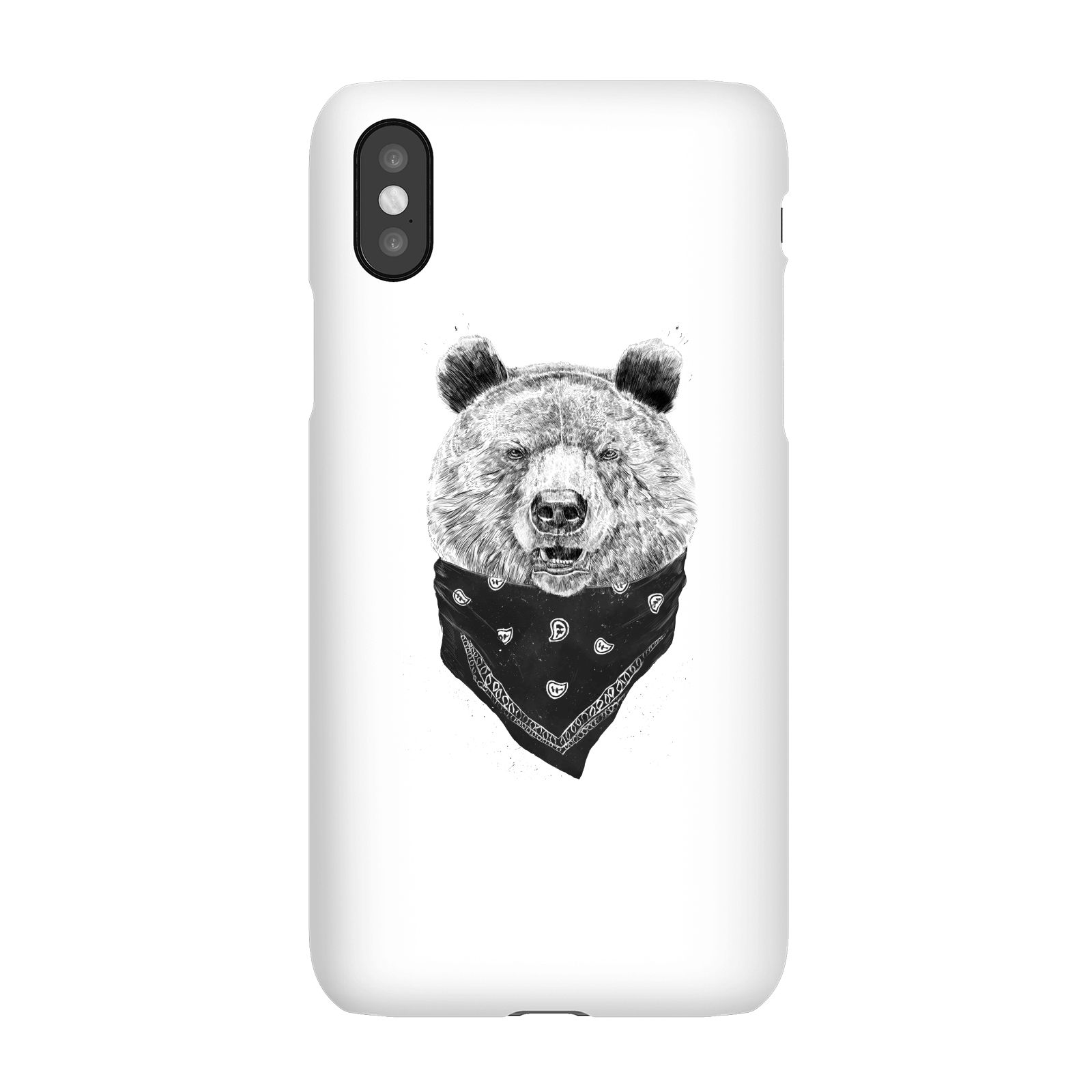 Balazs Solti Bandana Panda Phone Case for iPhone and Android - iPhone X - Snap Case - Gloss