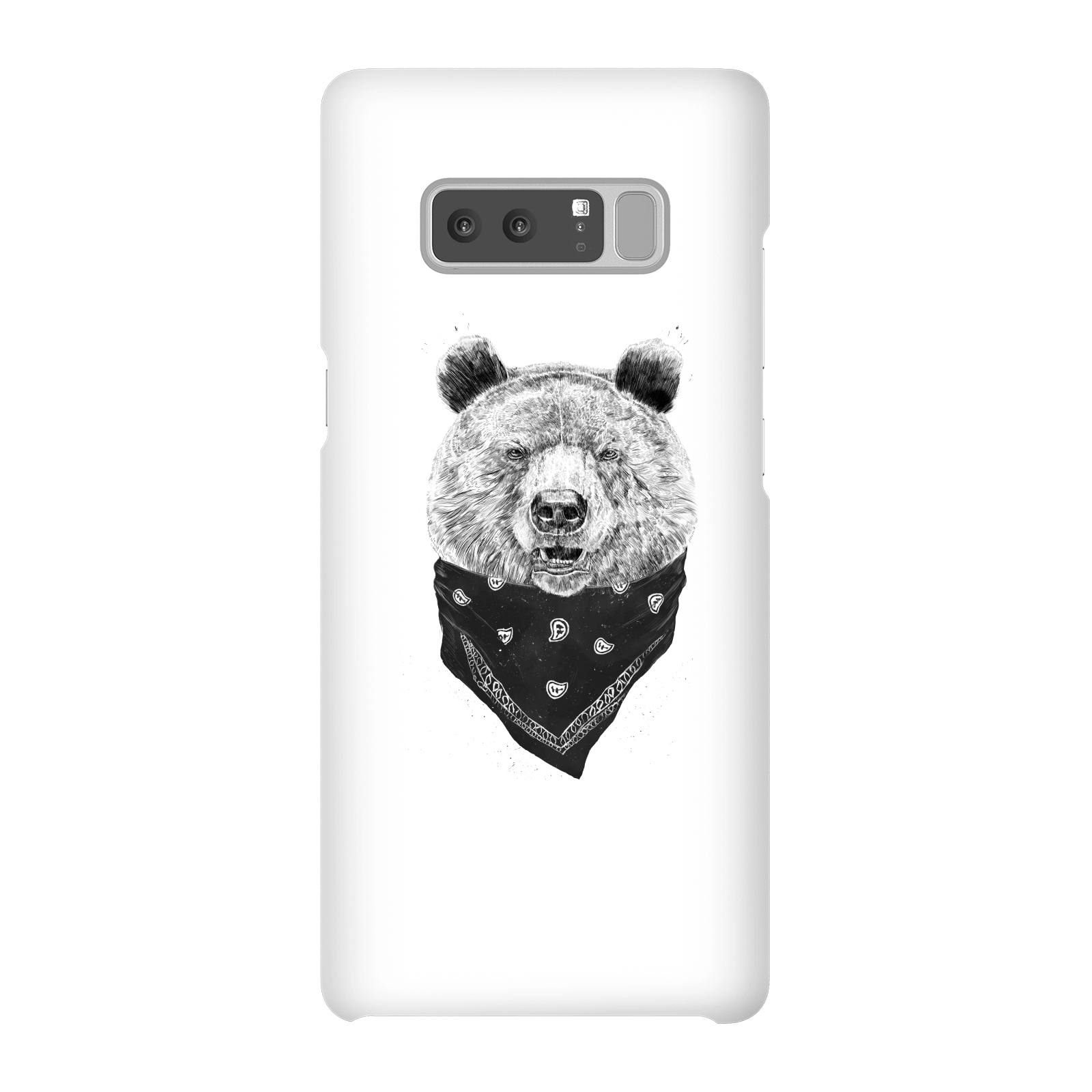 Balazs Solti Bandana Panda Phone Case for iPhone and Android - Samsung Note 8 - Snap Case - Gloss