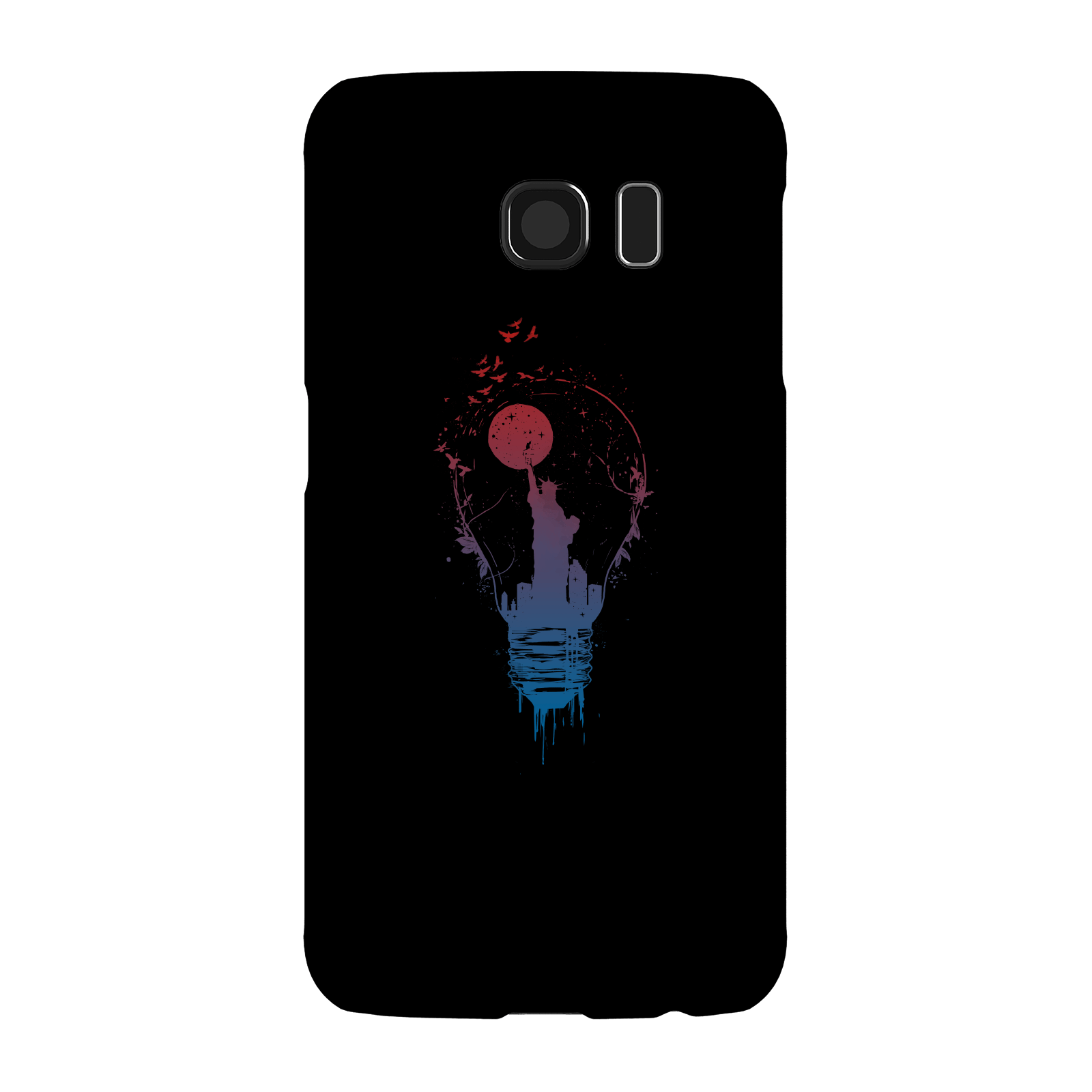 Balazs Solti NYC Moon Phone Case for iPhone and Android - Samsung S6 - Snap Case - Matte