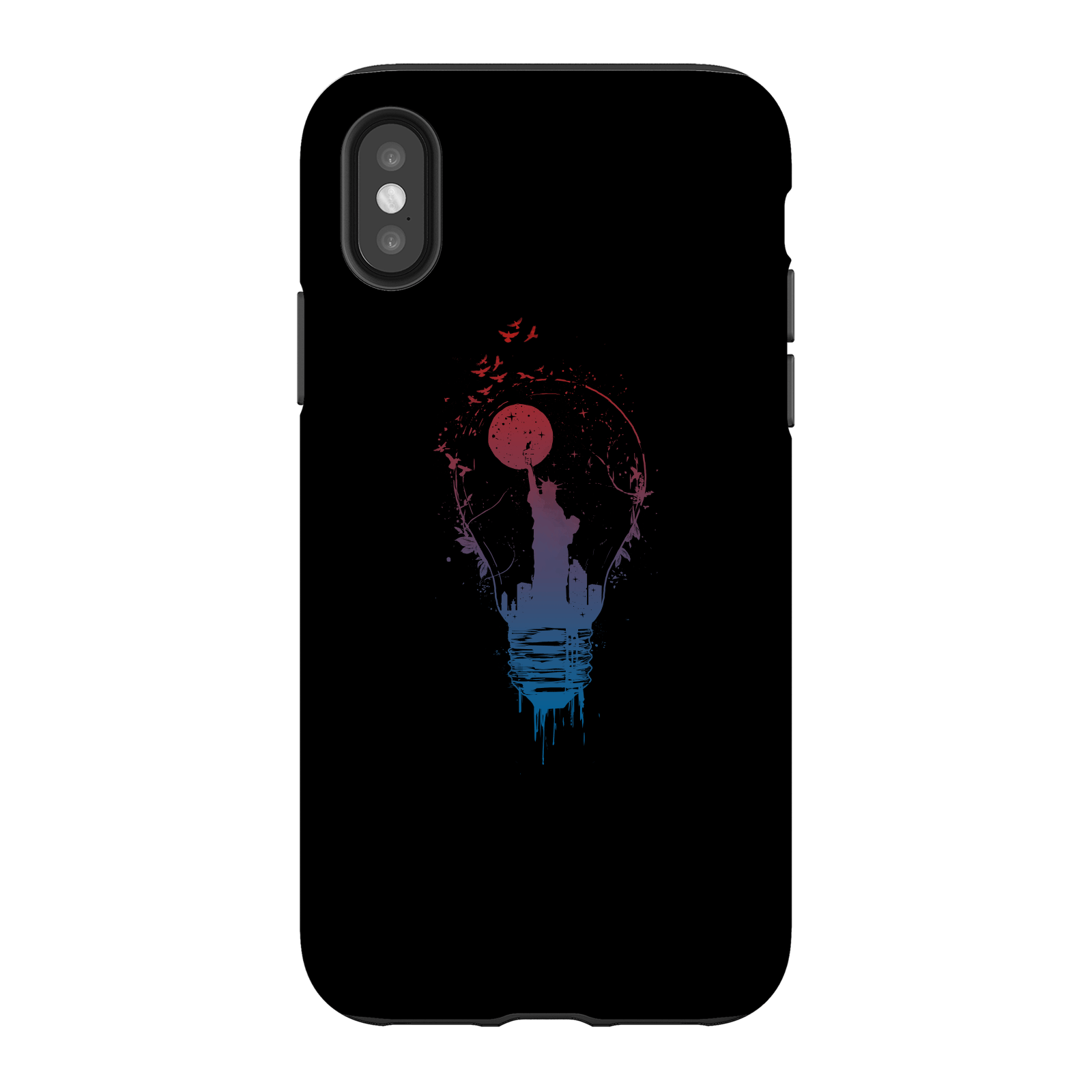 Balazs Solti NYC Moon Phone Case for iPhone and Android - iPhone X - Tough Case - Matte