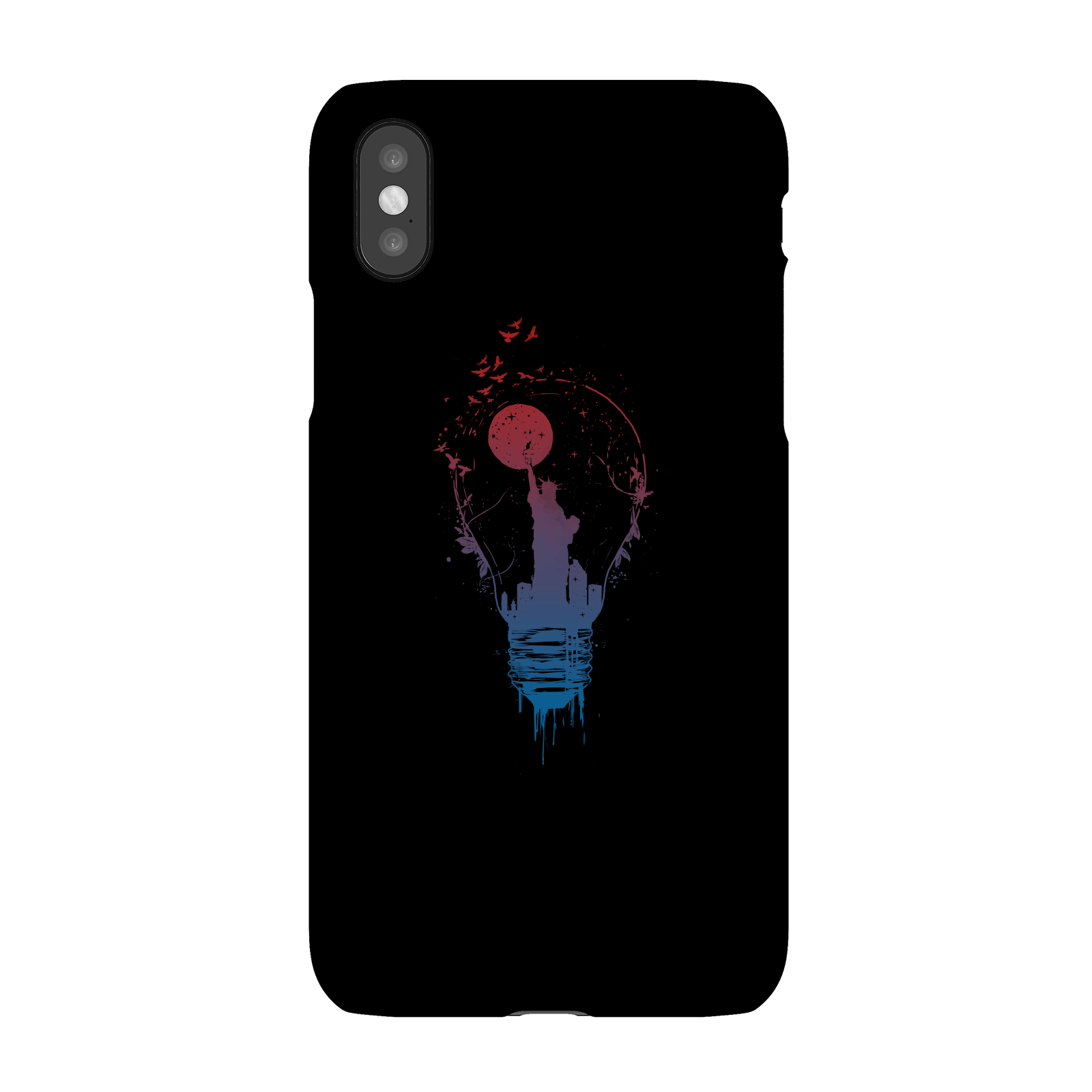 Balazs Solti NYC Moon Phone Case for iPhone and Android - iPhone X - Snap Case - Gloss