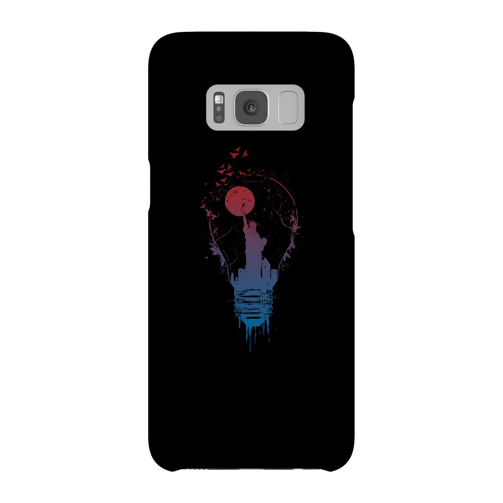 Balazs Solti NYC Moon Phone Case for iPhone and Android - Samsung S8 - Snap Case - Gloss