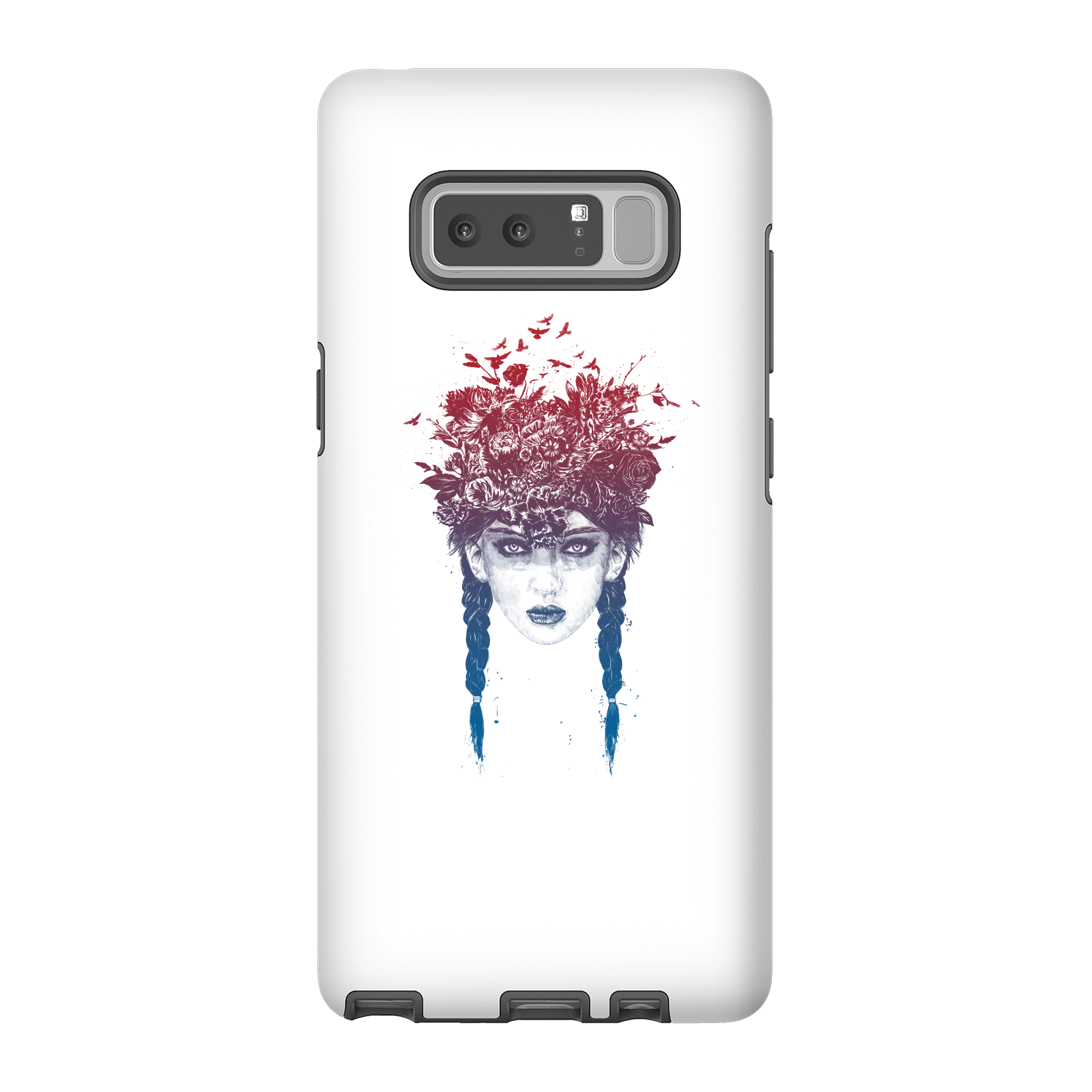 Balazs Solti Native Girl Phone Case for iPhone and Android - Samsung Note 8 - Tough Case - Matte