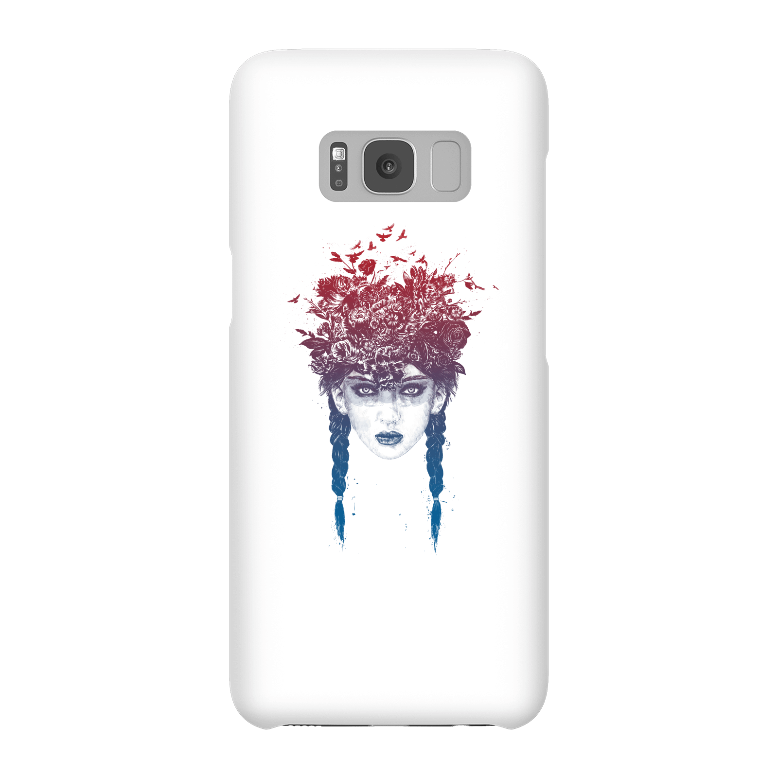 Balazs Solti Native Girl Phone Case for iPhone and Android - Samsung S8 - Snap Case - Gloss