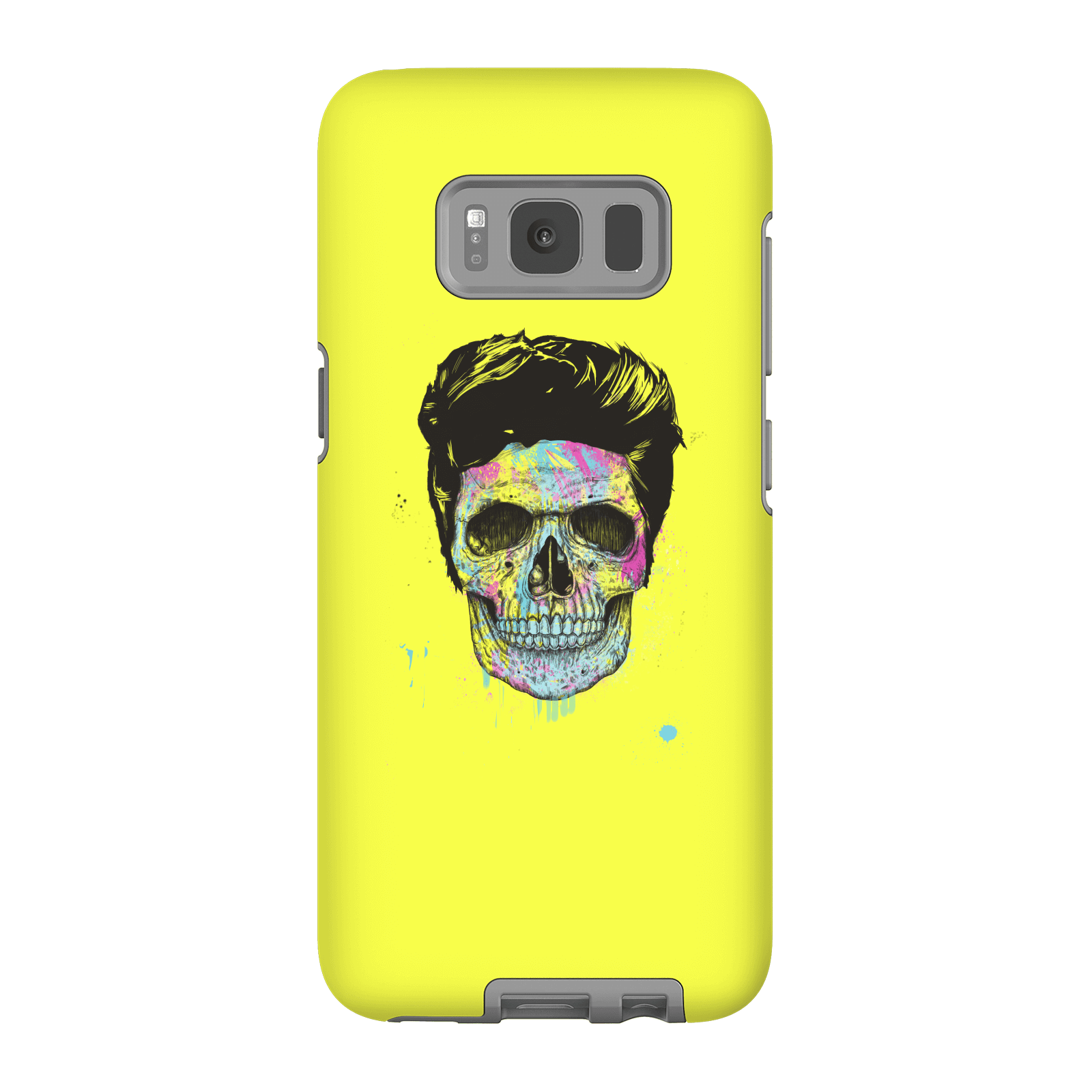 Balazs Solti Colourful Skull Phone Case for iPhone and Android - Samsung S8 - Tough Case - Matte