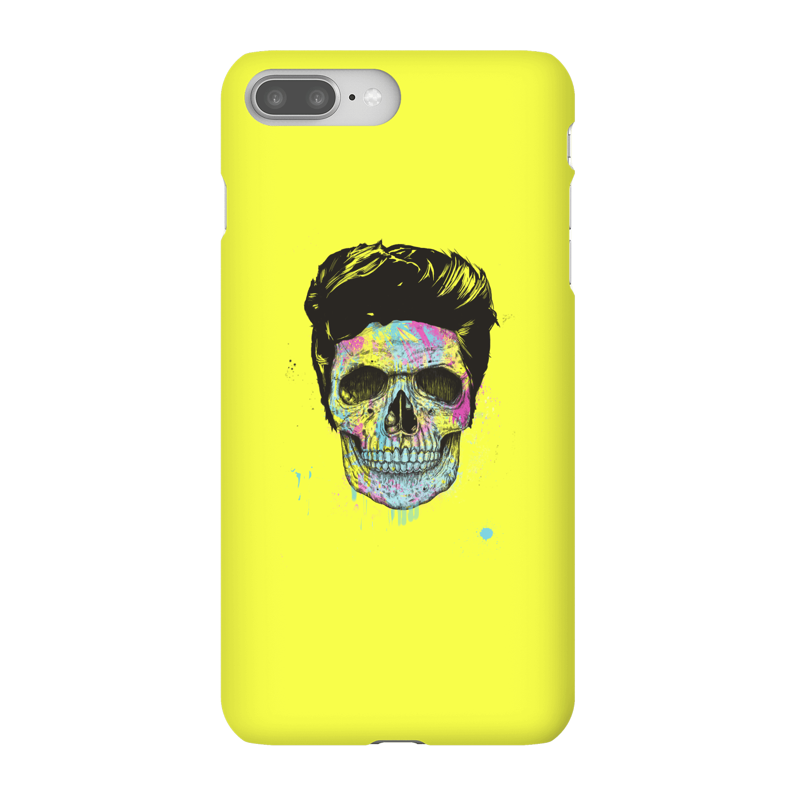 Balazs Solti Colourful Skull Phone Case for iPhone and Android - iPhone 8 Plus - Snap Case - Gloss