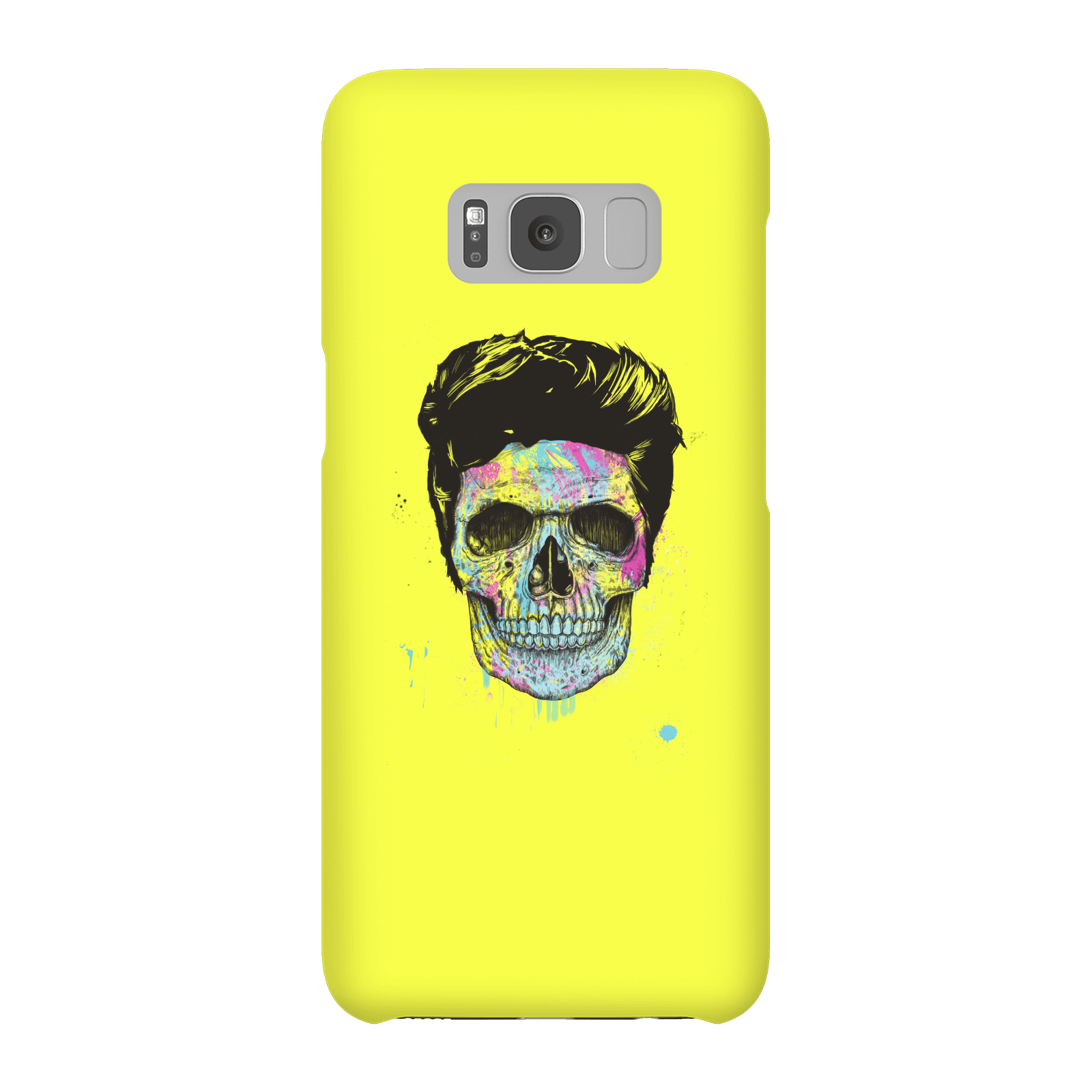Balazs Solti Colourful Skull Phone Case for iPhone and Android - Samsung S8 - Snap Case - Gloss