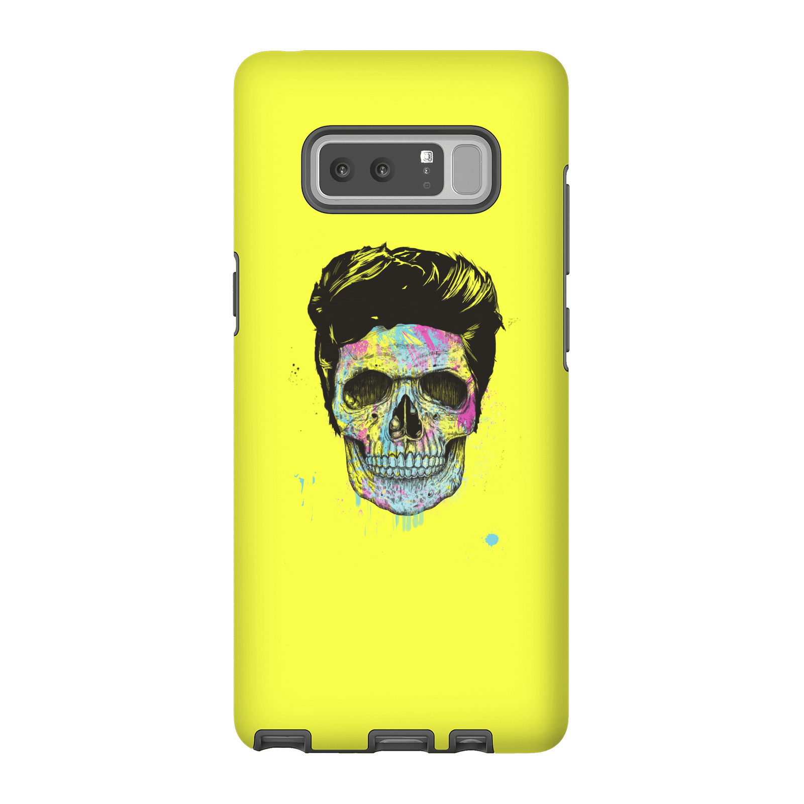 Balazs Solti Colourful Skull Phone Case for iPhone and Android - Samsung Note 8 - Tough Case - Gloss