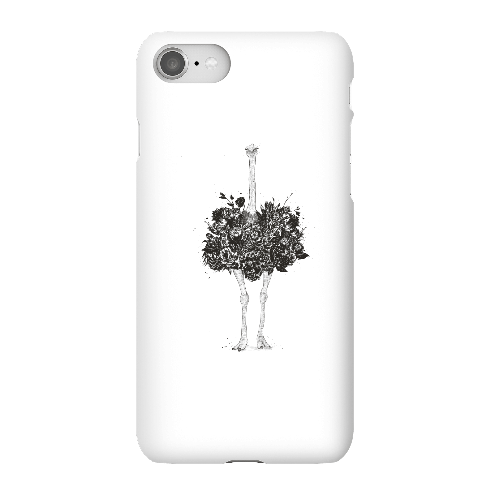 Balazs Solti Ostrich Phone Case for iPhone and Android - iPhone 8 - Snap Case - Matte