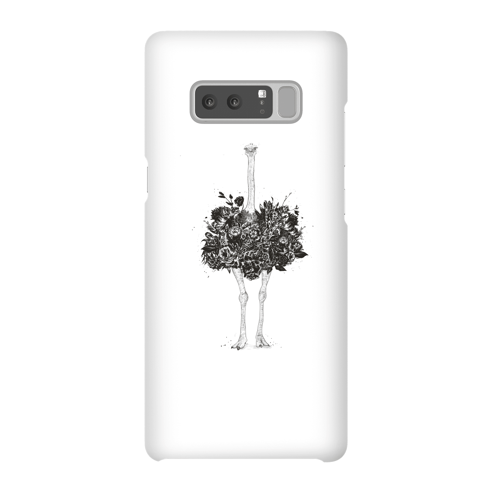 Balazs Solti Ostrich Phone Case for iPhone and Android - Samsung Note 8 - Snap Case - Matte