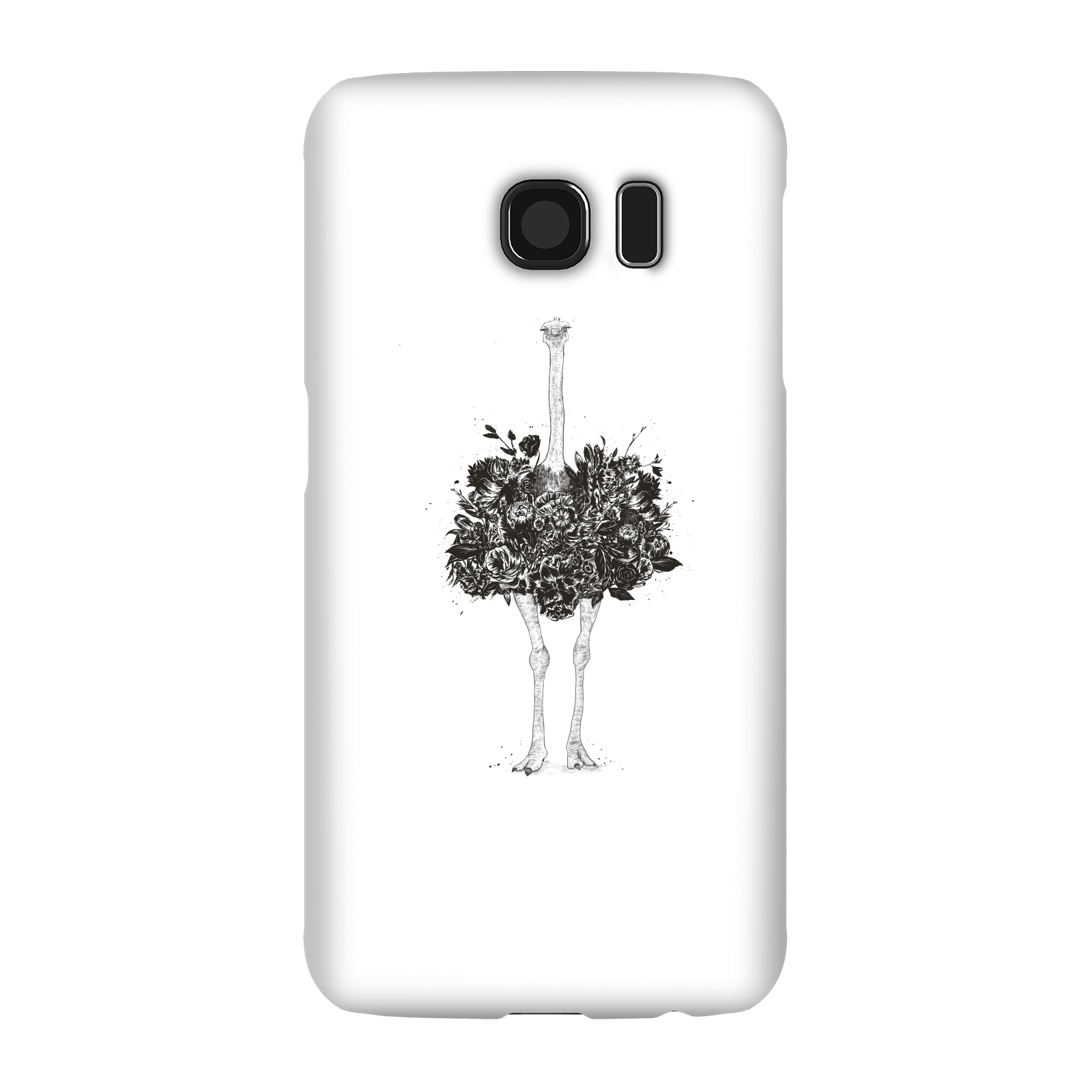 Balazs Solti Ostrich Phone Case for iPhone and Android - Samsung S6 - Snap Case - Gloss