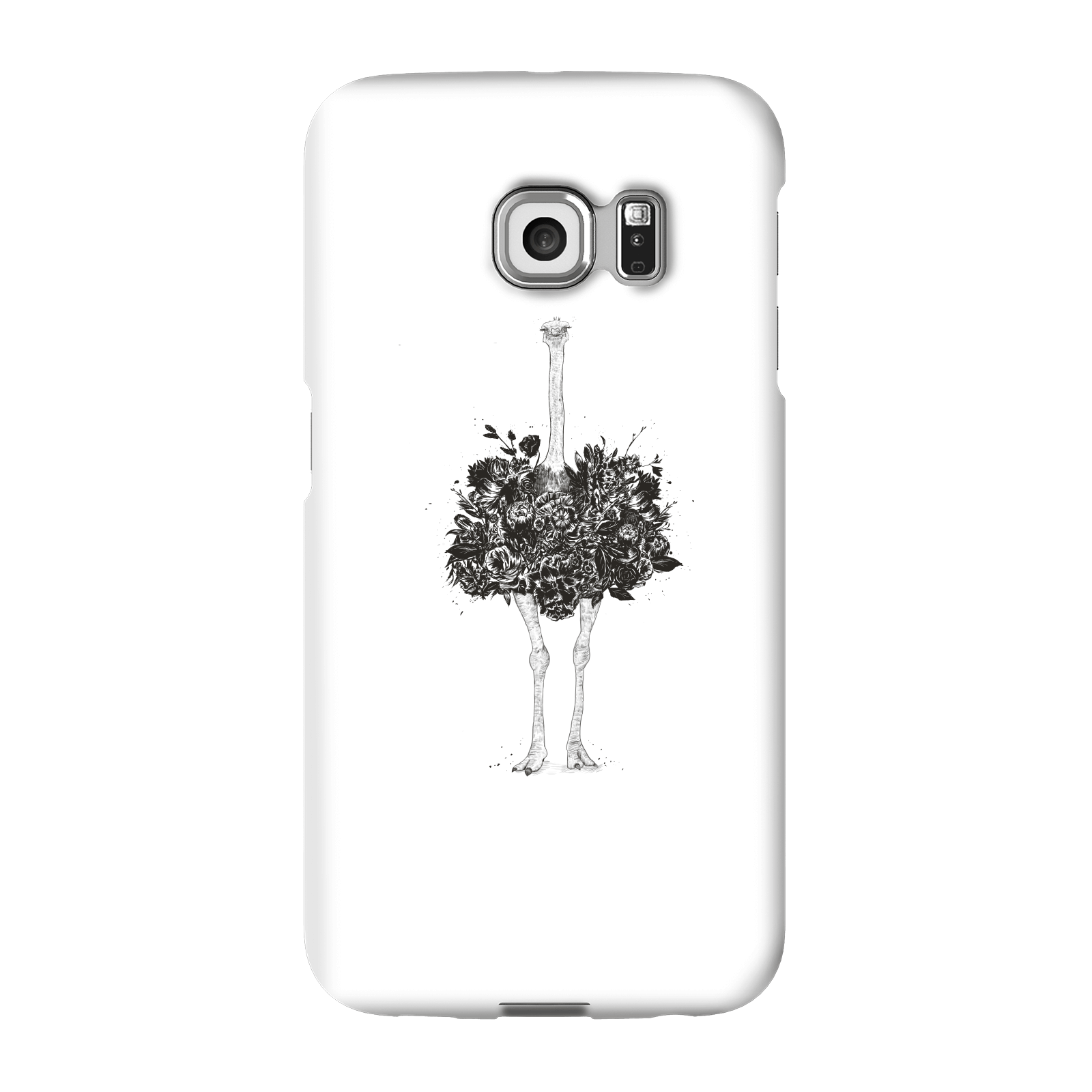 Balazs Solti Ostrich Phone Case for iPhone and Android - Samsung S6 Edge - Snap Case - Gloss