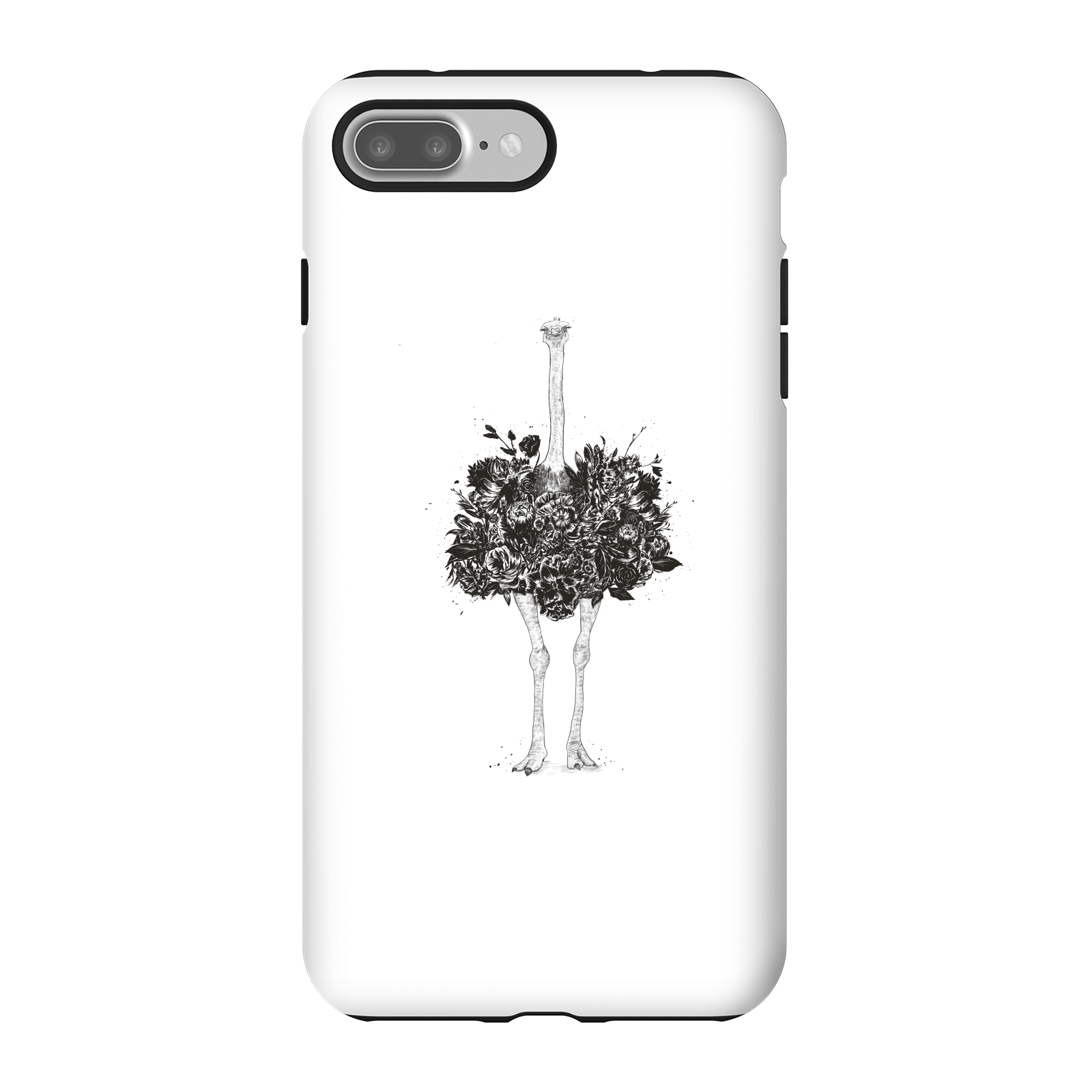 Balazs Solti Ostrich Phone Case for iPhone and Android - iPhone 7 Plus - Tough Case - Gloss