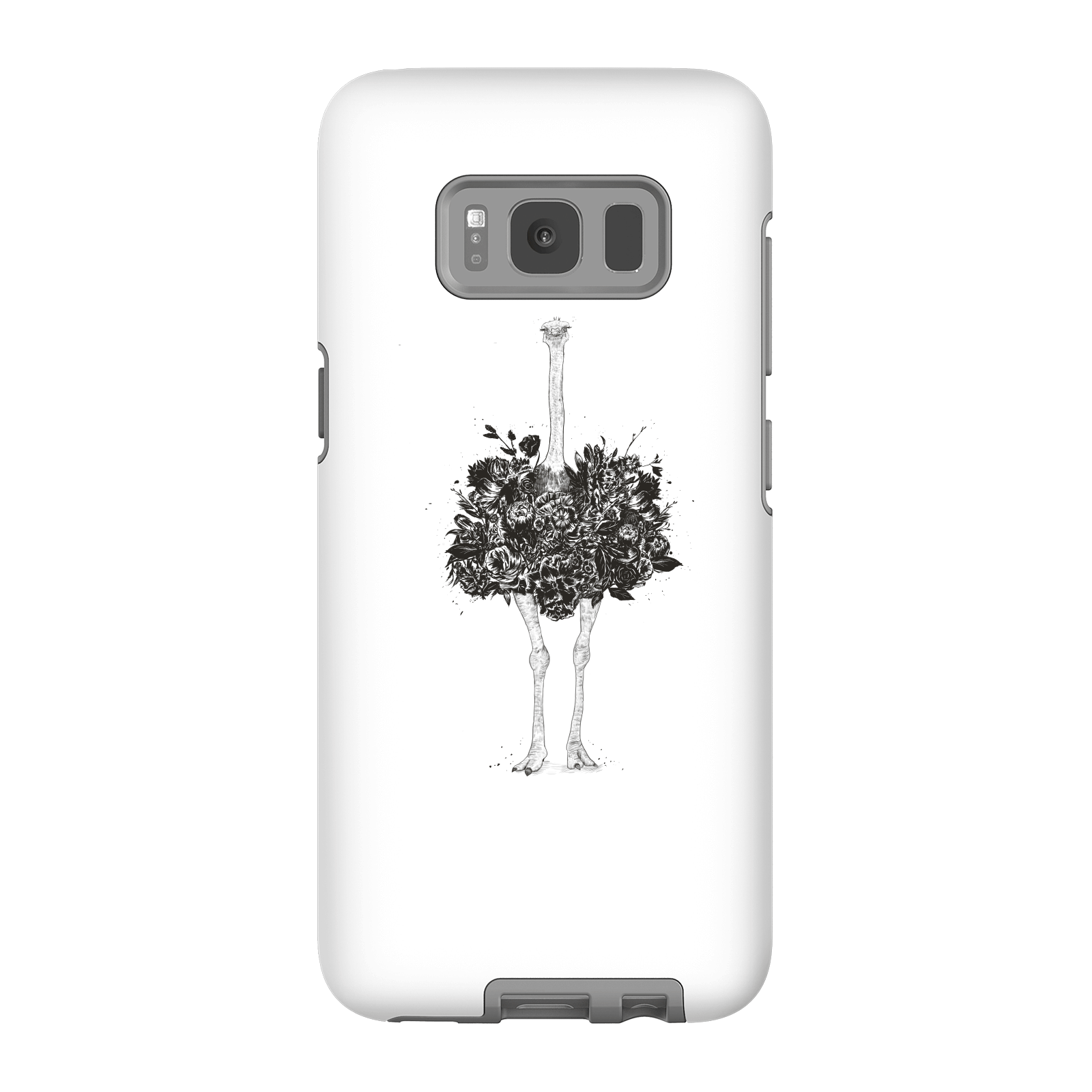 Balazs Solti Ostrich Phone Case for iPhone and Android - Samsung S8 - Tough Case - Gloss