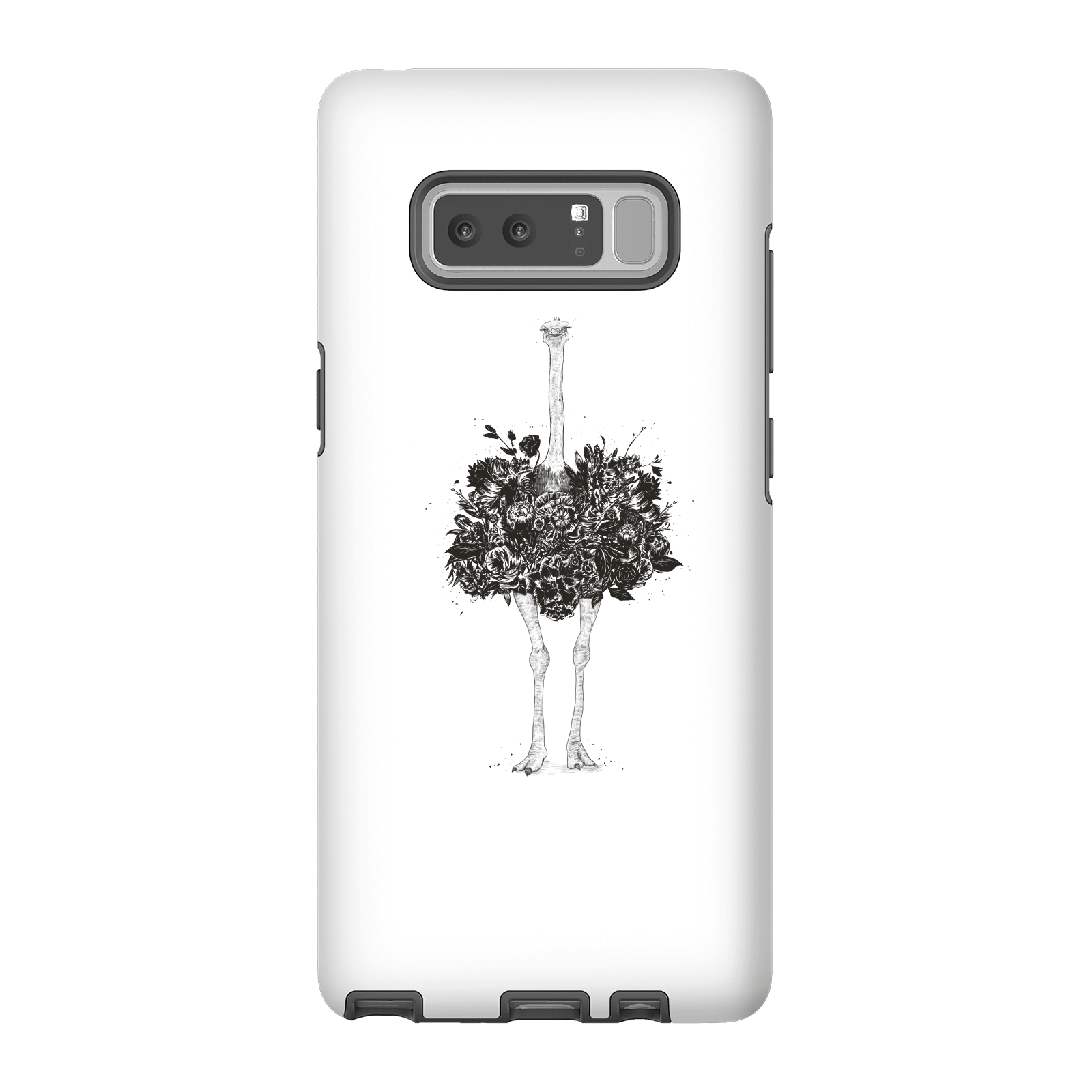 Balazs Solti Ostrich Phone Case for iPhone and Android - Samsung Note 8 - Tough Case - Gloss