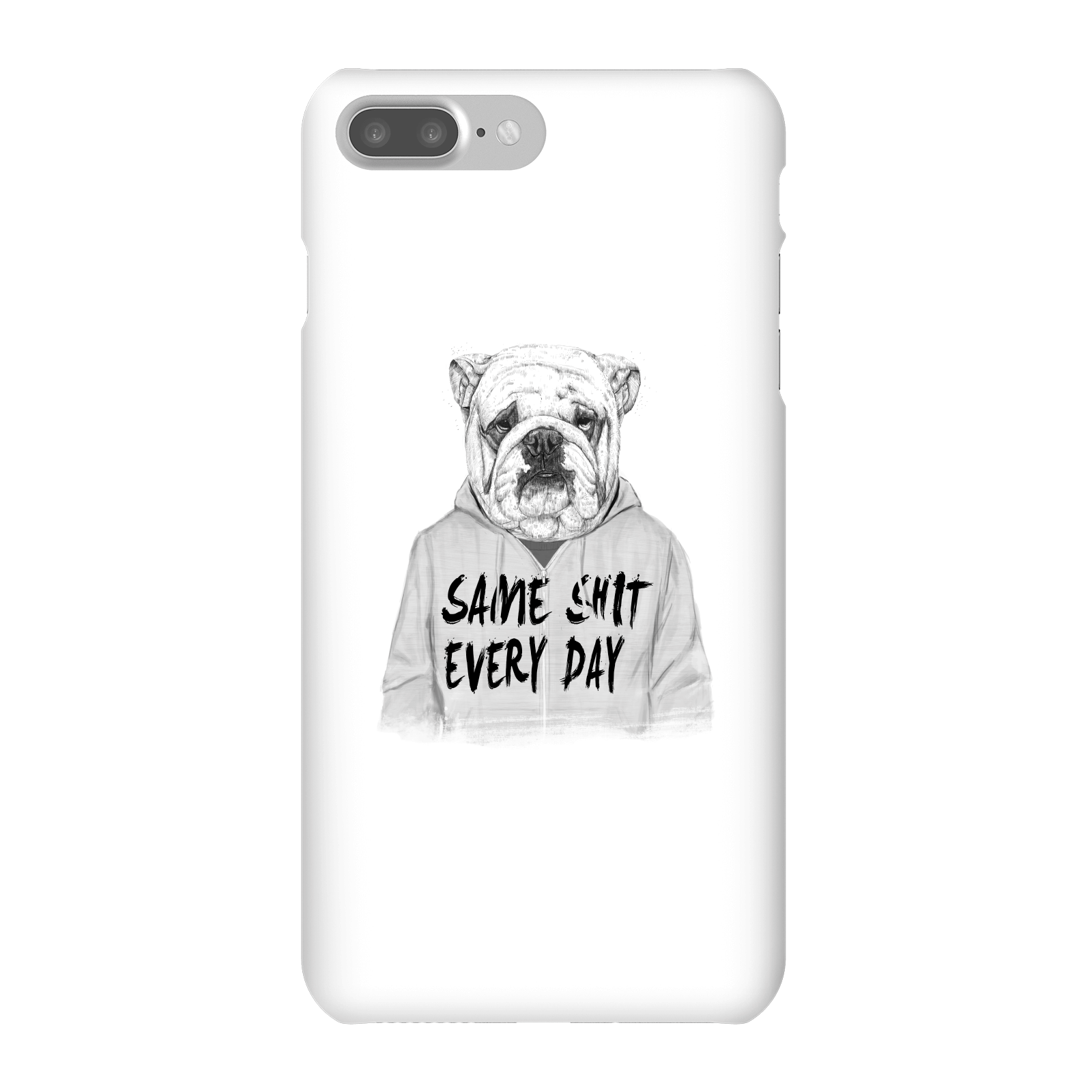 Balazs Solti Same Shit Every Day Phone Case for iPhone and Android - iPhone 7 Plus - Snap Case - Matte