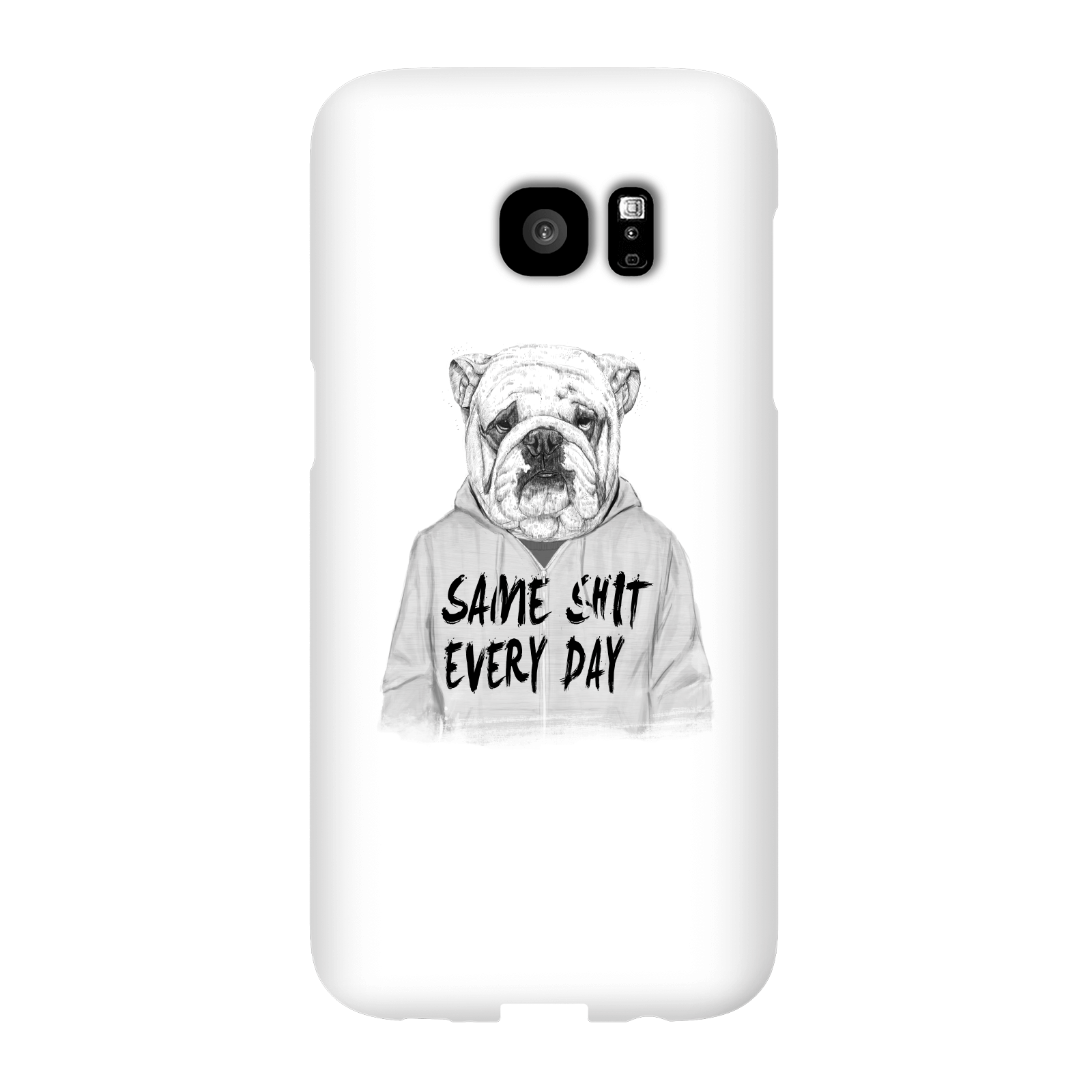 Balazs Solti Same Shit Every Day Phone Case for iPhone and Android - Samsung S7 Edge - Snap Case - Matte