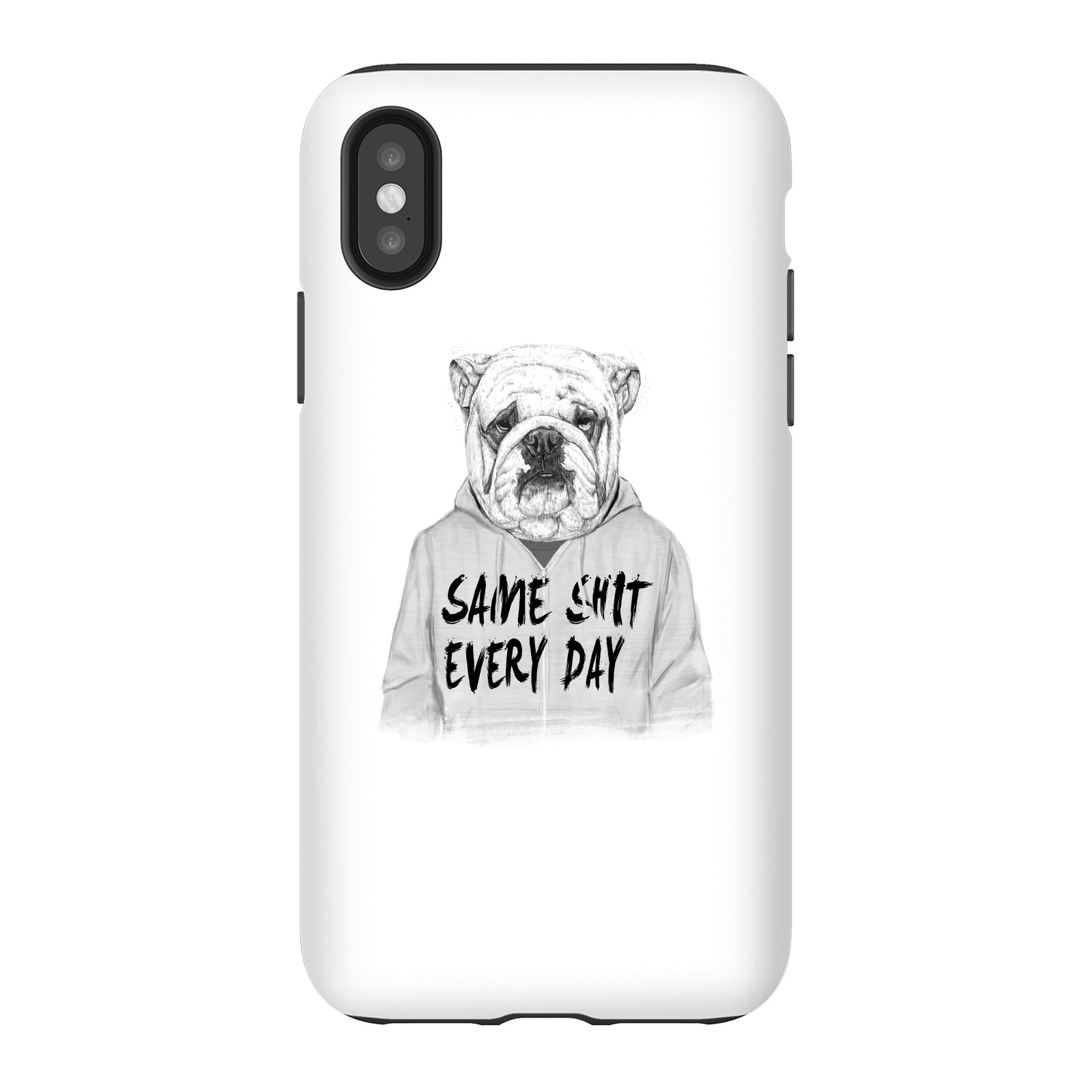 Balazs Solti Same Shit Every Day Phone Case for iPhone and Android - iPhone X - Tough Case - Matte