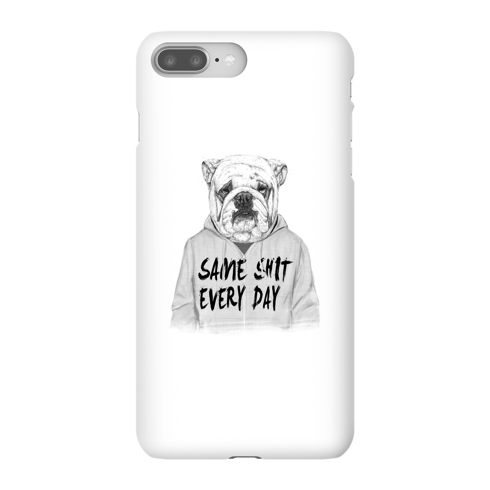 Balazs Solti Same Shit Every Day Phone Case for iPhone and Android - iPhone 8 Plus - Snap Case - Gloss