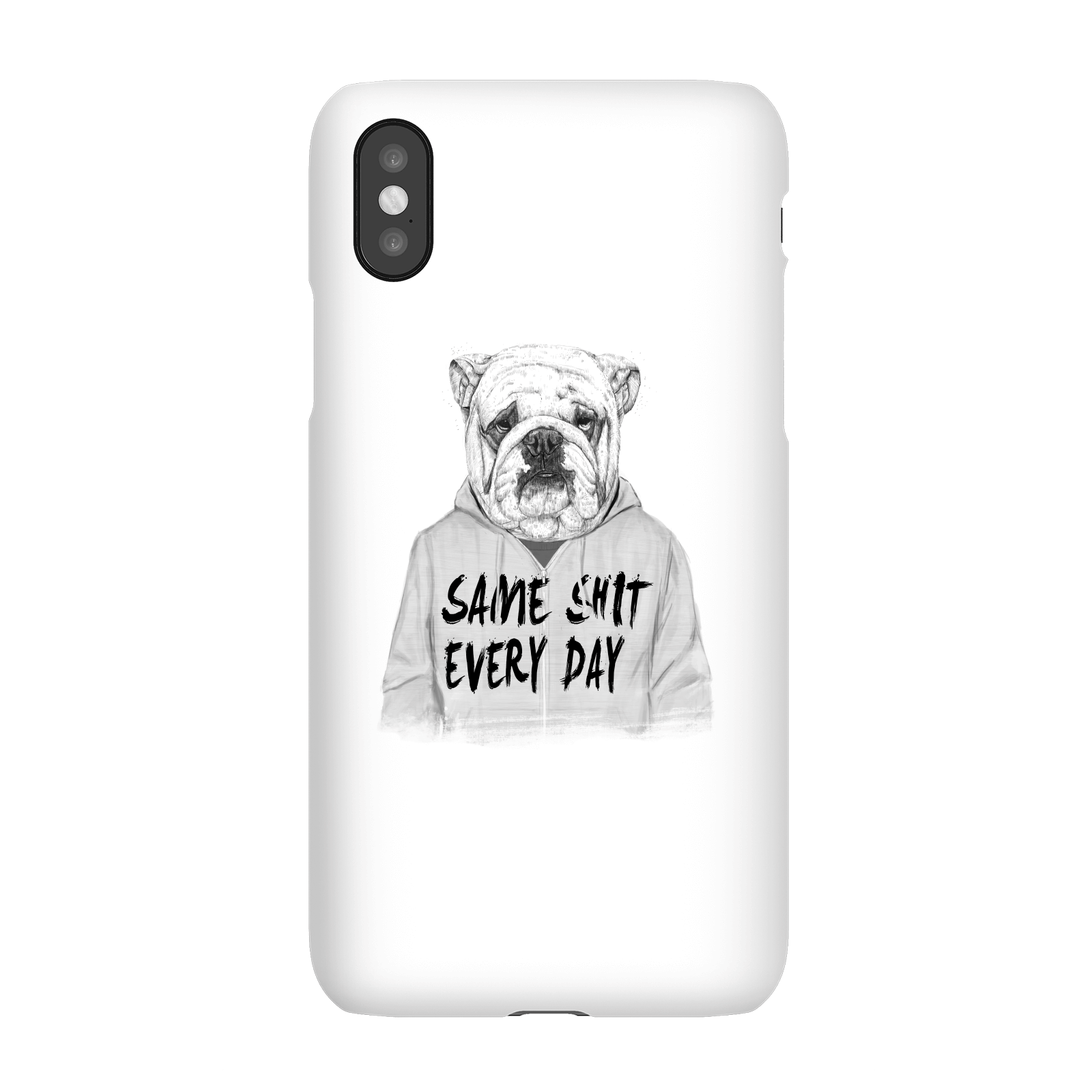 Balazs Solti Same Shit Every Day Phone Case for iPhone and Android - iPhone X - Snap Case - Gloss
