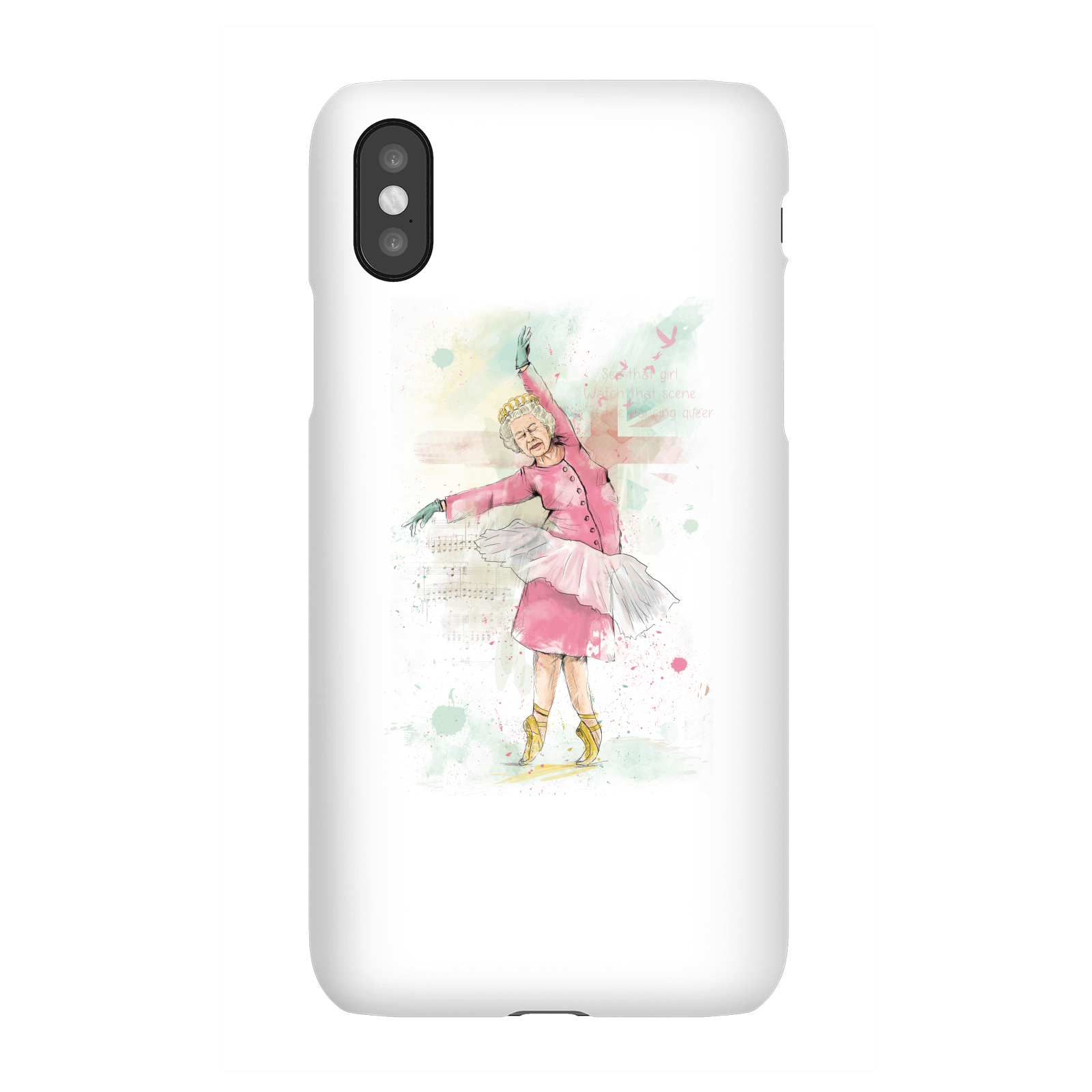 Balazs Solti Dancing Queen Phone Case for iPhone and Android - iPhone X - Snap Case - Gloss