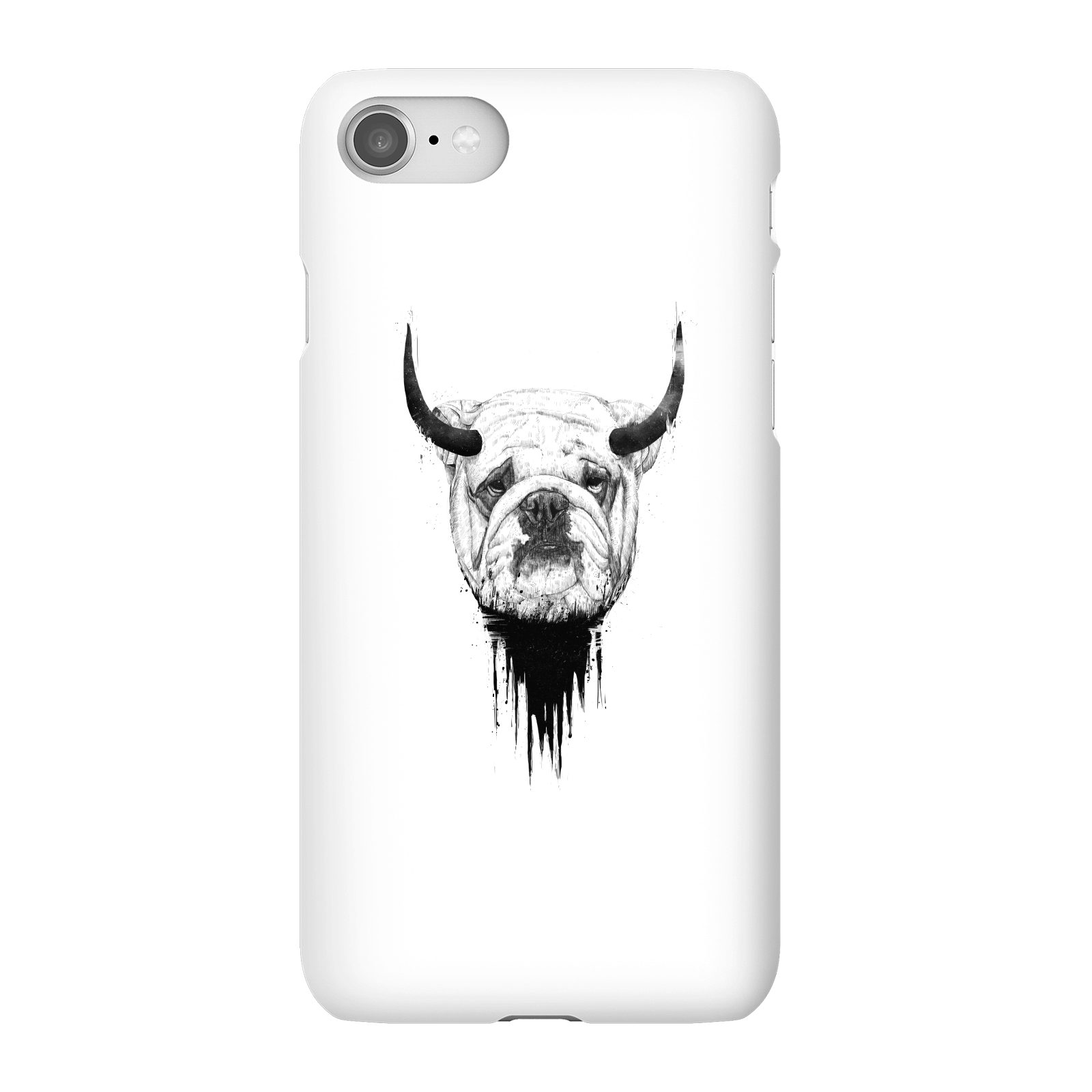 Balazs Solti English Bulldog Phone Case for iPhone and Android - iPhone 8 - Snap Case - Matte