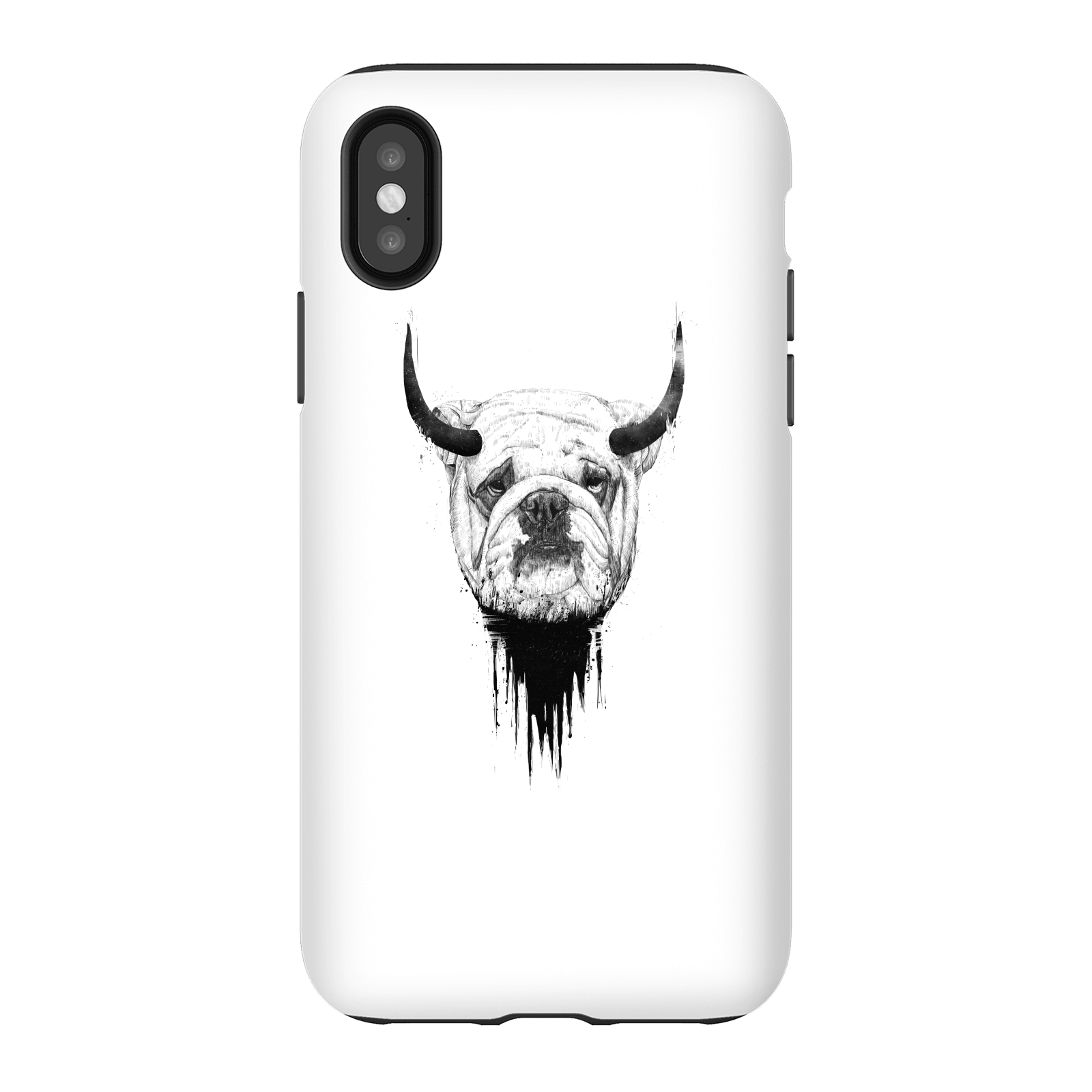 Balazs Solti English Bulldog Phone Case for iPhone and Android - iPhone X - Tough Case - Matte
