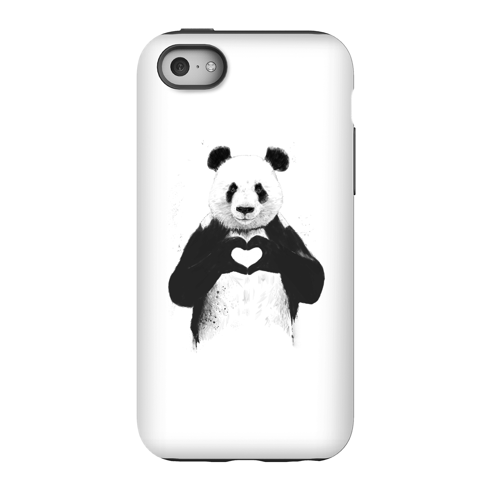 Balazs Solti Panda Love Phone Case for iPhone and Android - iPhone 5C - Tough Case - Matte