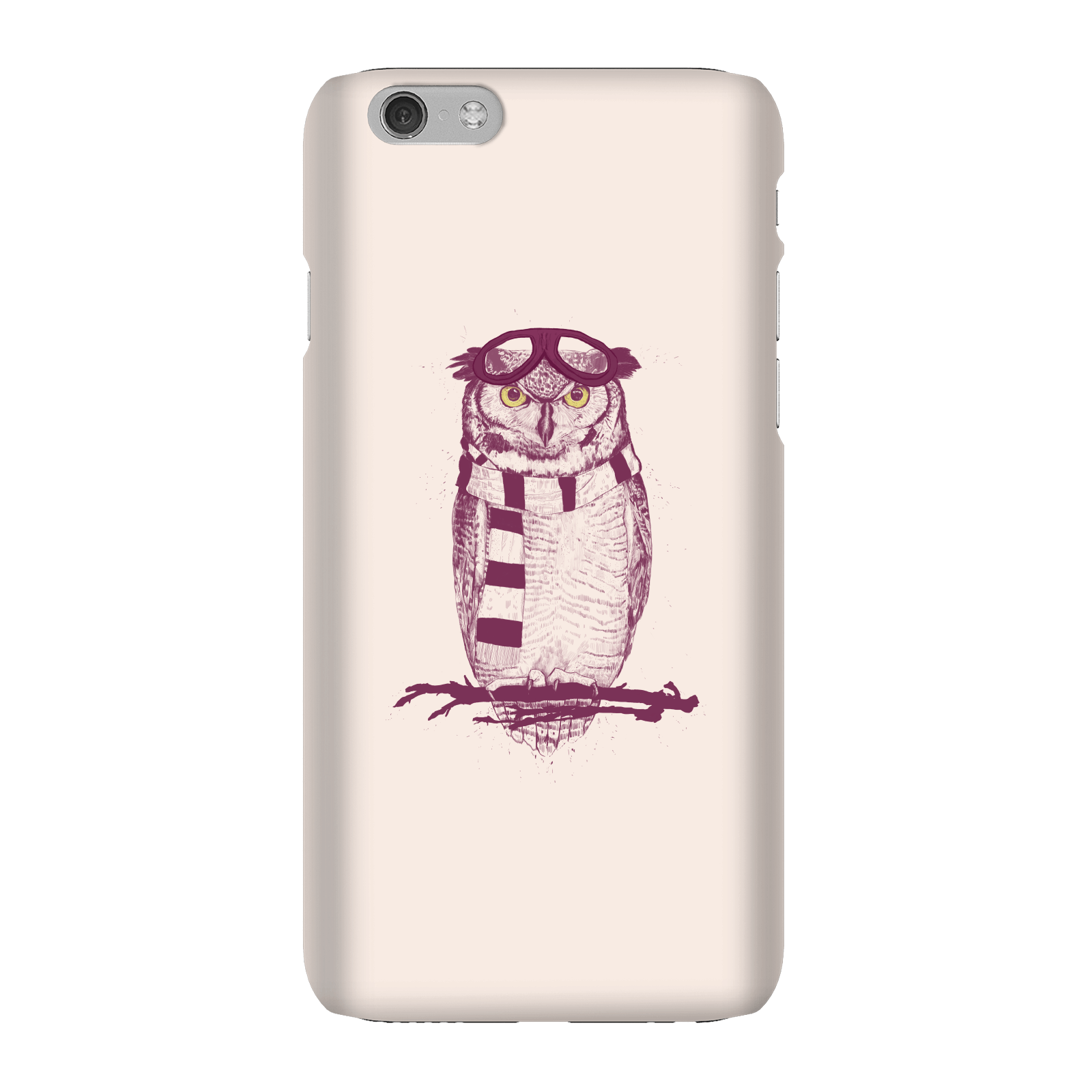 Balazs Solti Winter Owl Phone Case for iPhone and Android - iPhone 6 - Snap Case - Matte