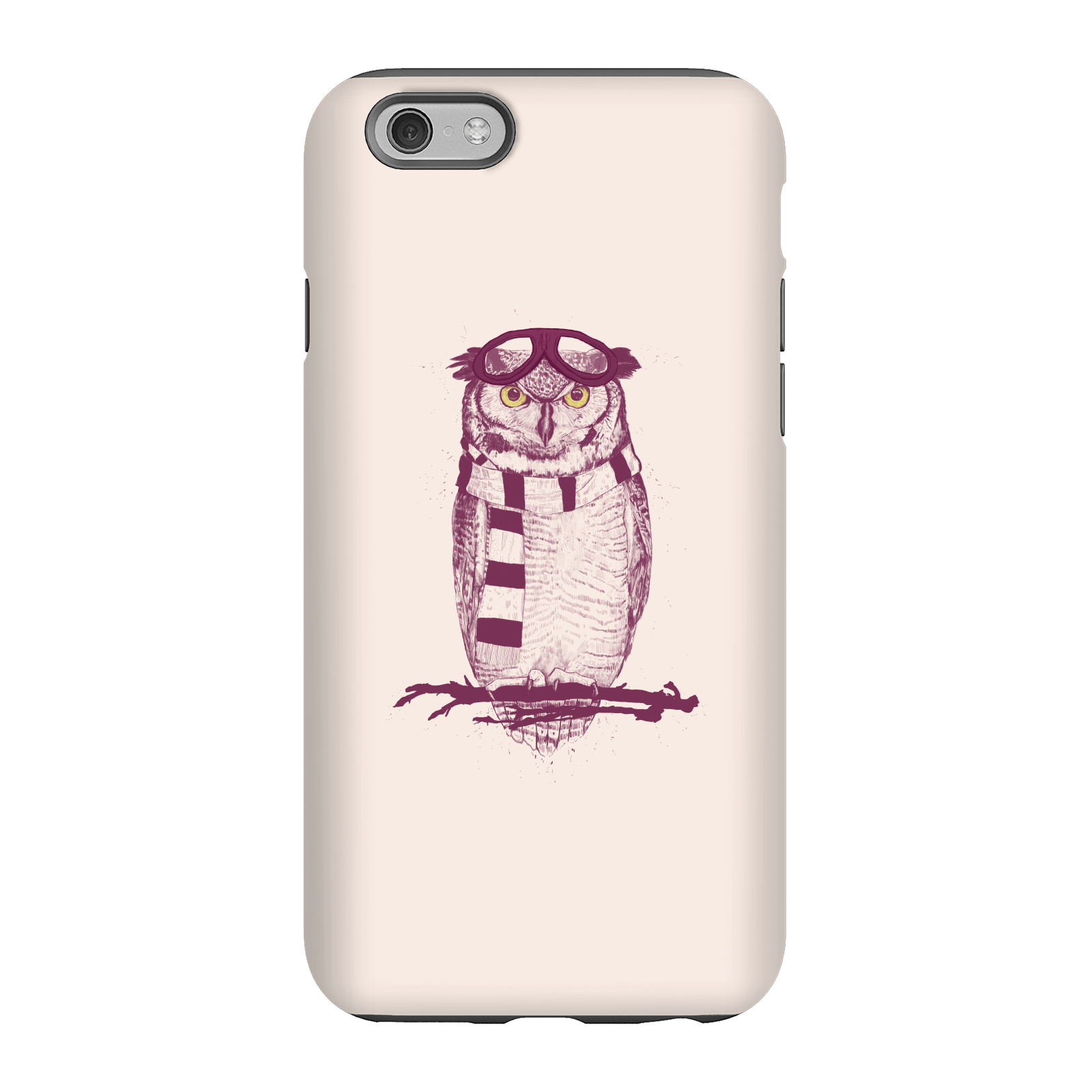 Balazs Solti Winter Owl Phone Case for iPhone and Android - iPhone 6S - Tough Case - Matte