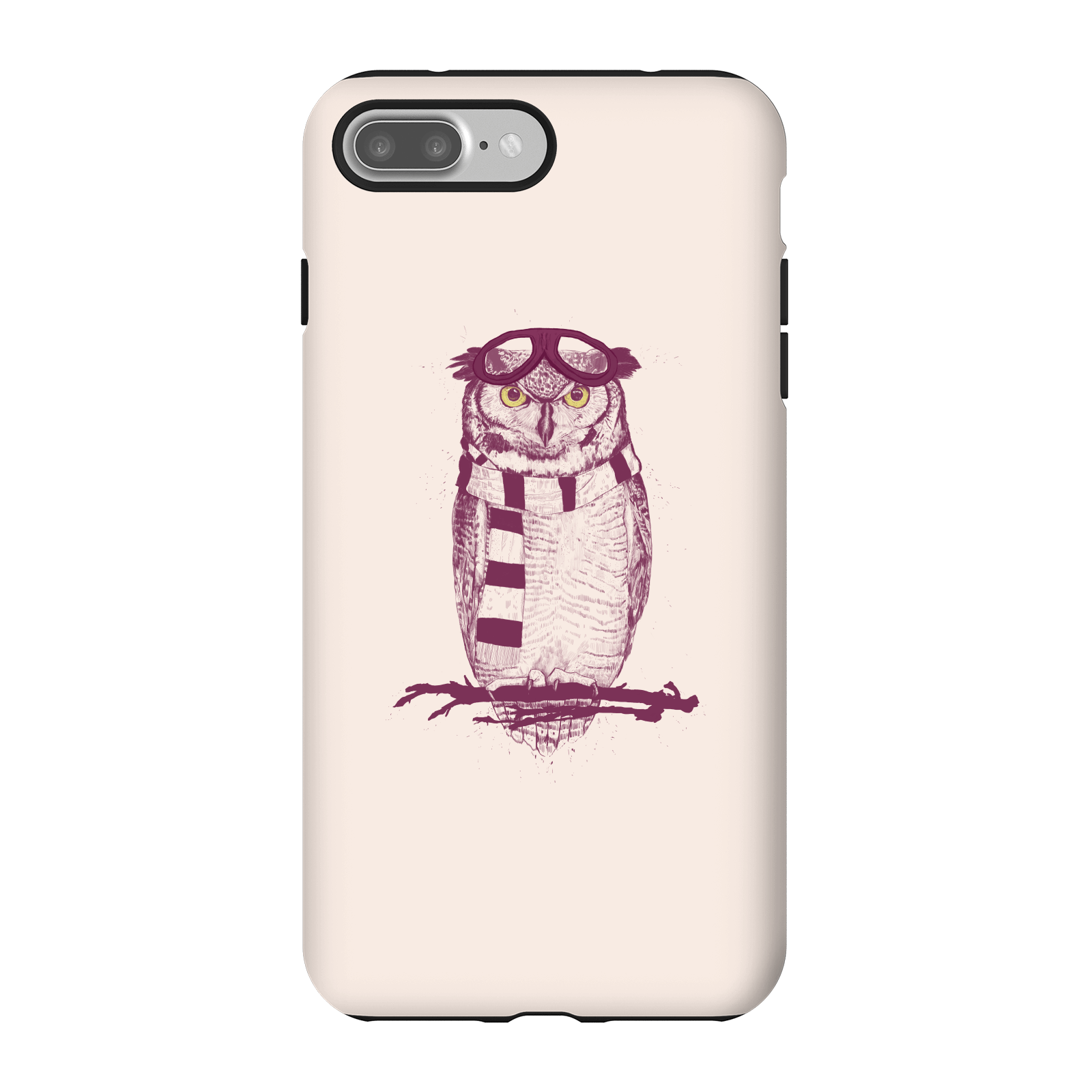 Balazs Solti Winter Owl Phone Case for iPhone and Android - iPhone 7 Plus - Tough Case - Matte