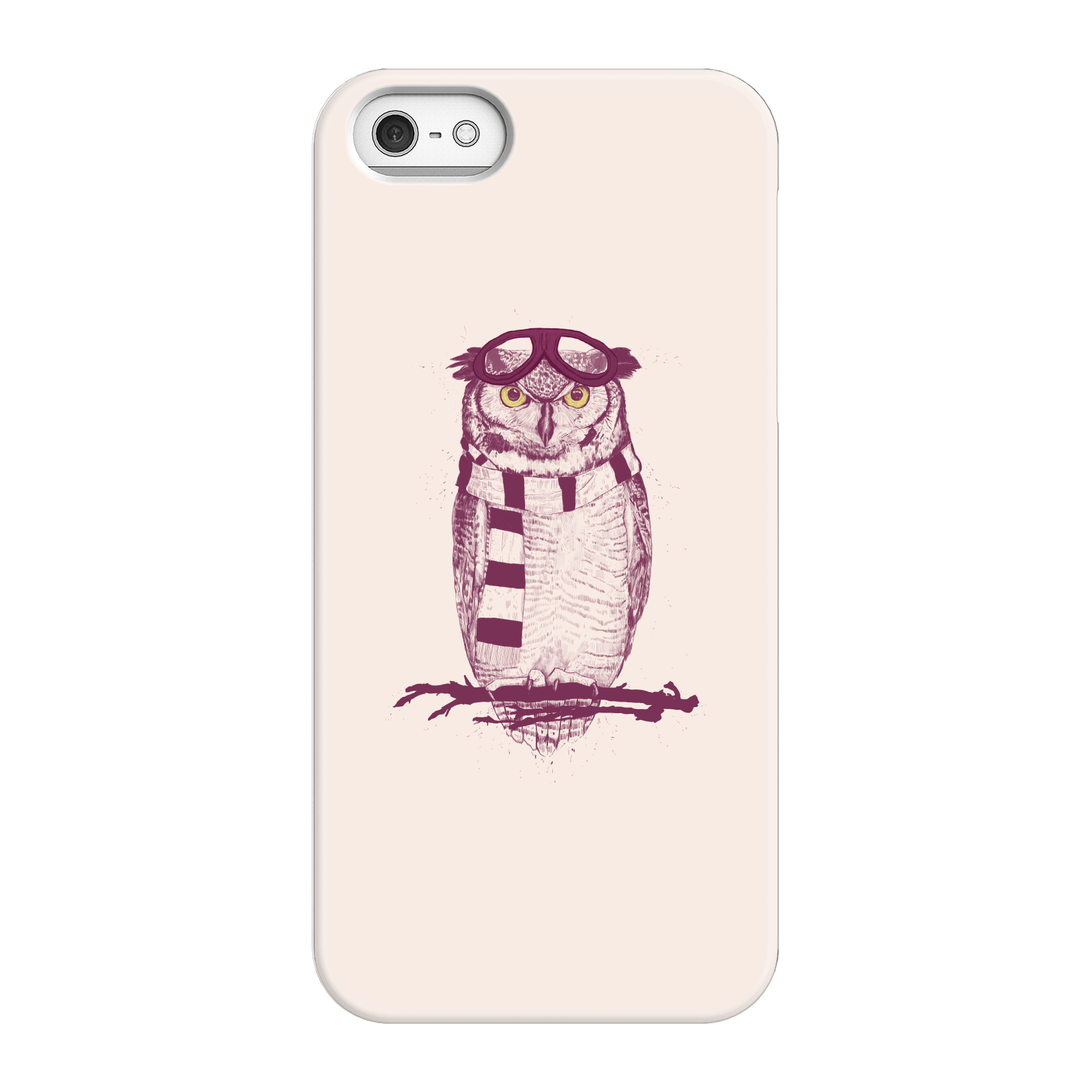 Balazs Solti Winter Owl Phone Case for iPhone and Android - iPhone 5/5s - Snap Case - Gloss