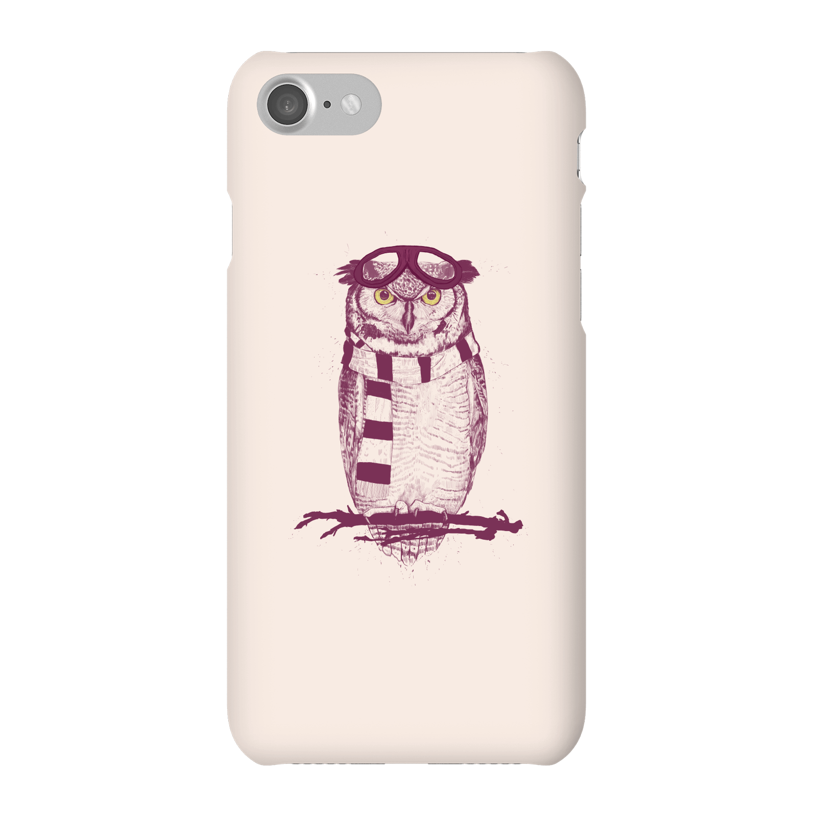 Balazs Solti Winter Owl Phone Case for iPhone and Android - iPhone 7 - Snap Case - Gloss