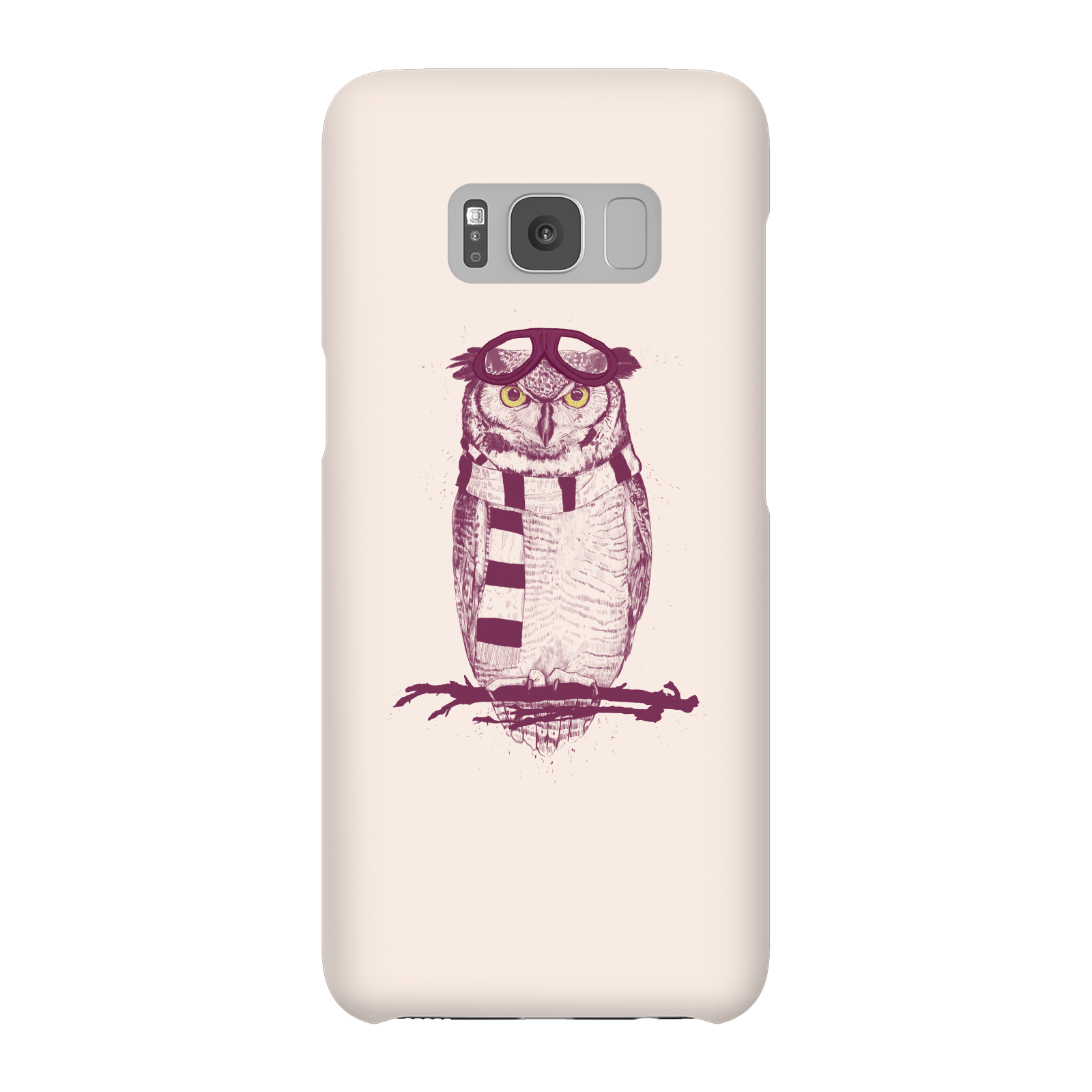 Balazs Solti Winter Owl Phone Case for iPhone and Android - Samsung S8 - Snap Case - Gloss
